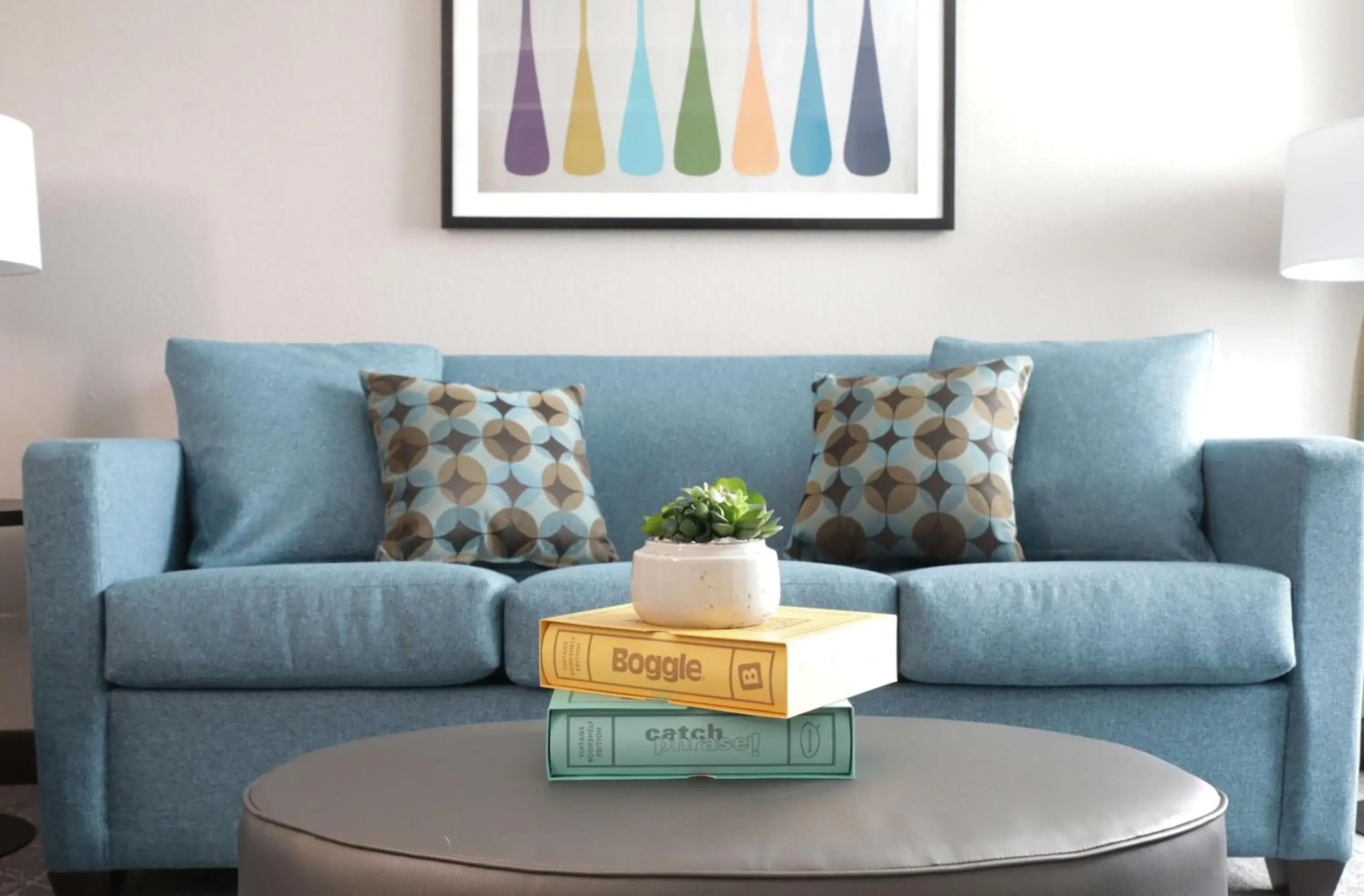 Living room in The Rewind West Des Moines, Tapestry Collection By Hilton Living room in The Rewind West Des Moines, Tapestry Collection By Hilton