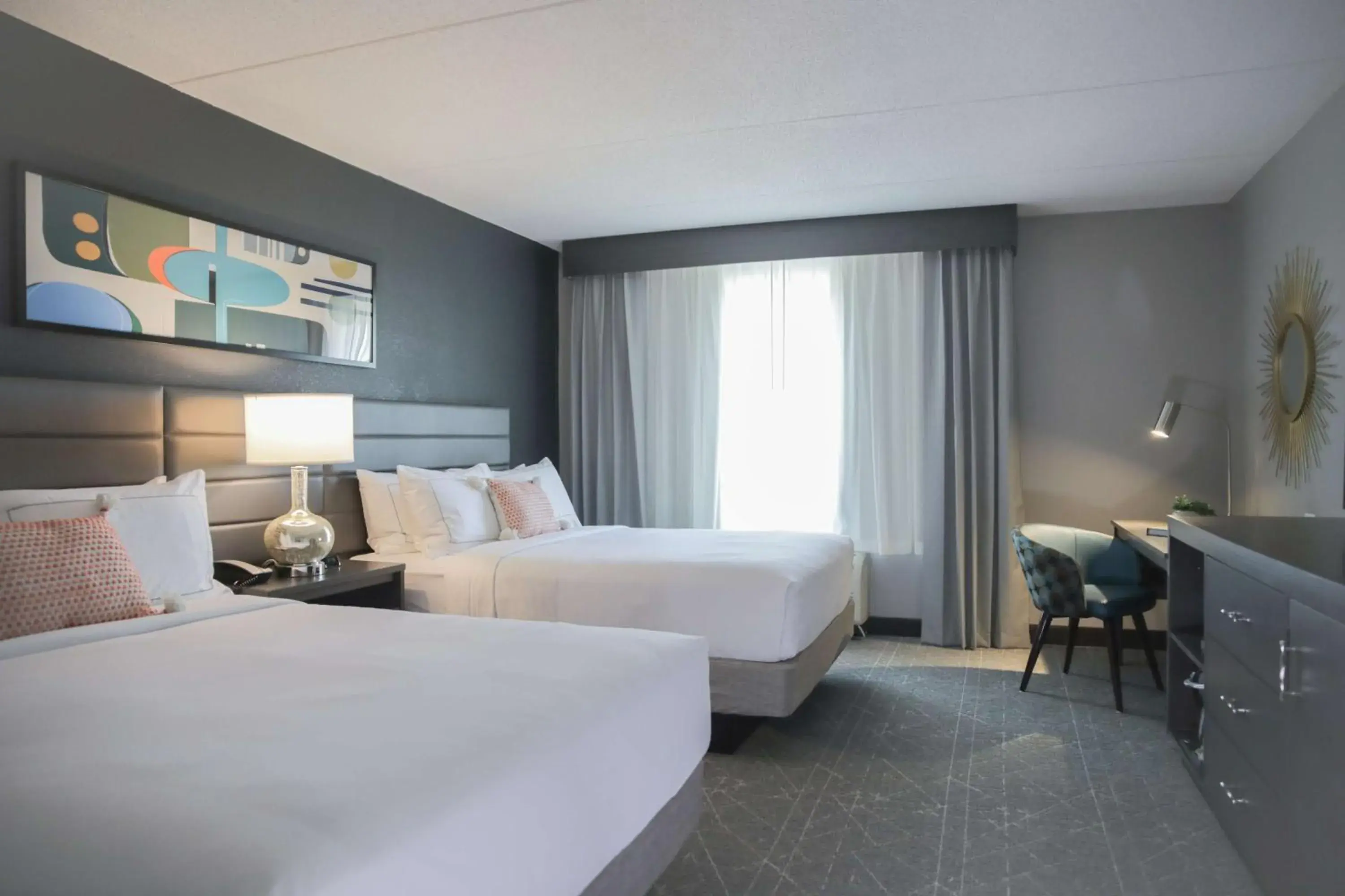 Bed in The Rewind West Des Moines, Tapestry Collection By Hilton Bed in The Rewind West Des Moines, Tapestry Collection By Hilton