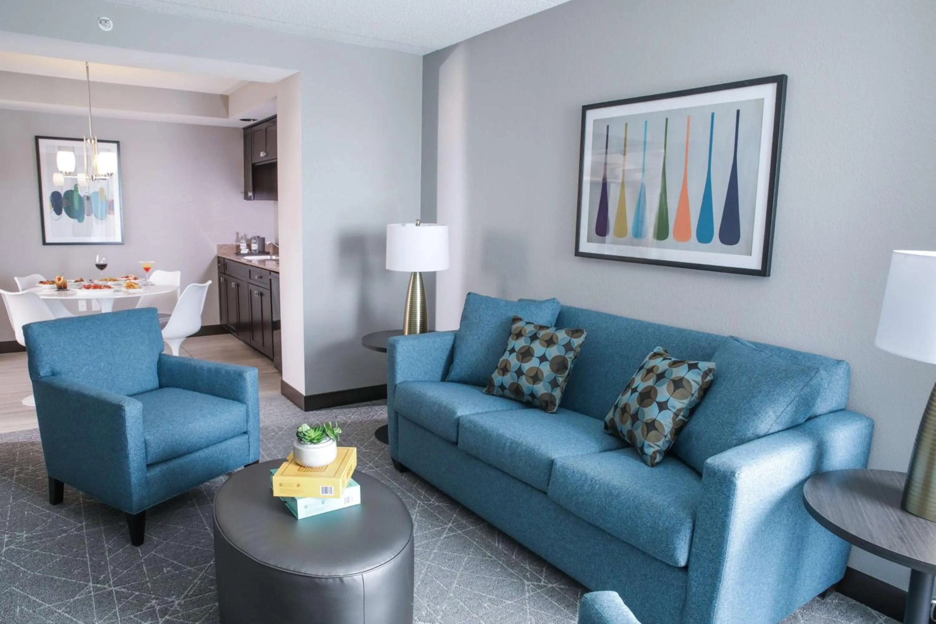 Living room in The Rewind West Des Moines, Tapestry Collection By Hilton