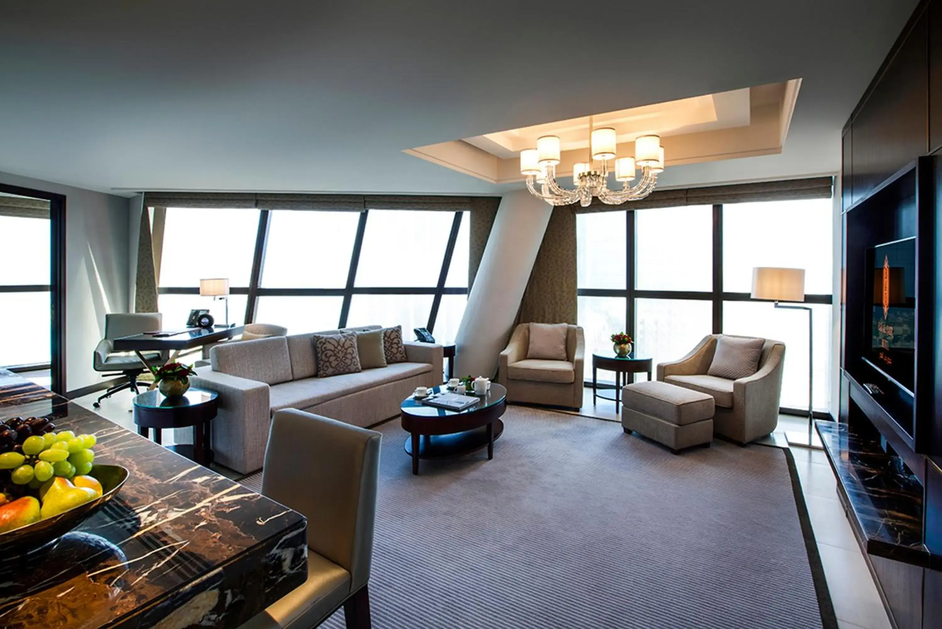 Living room in Bab Al Qasr Residence Living room in Bab Al Qasr Residence