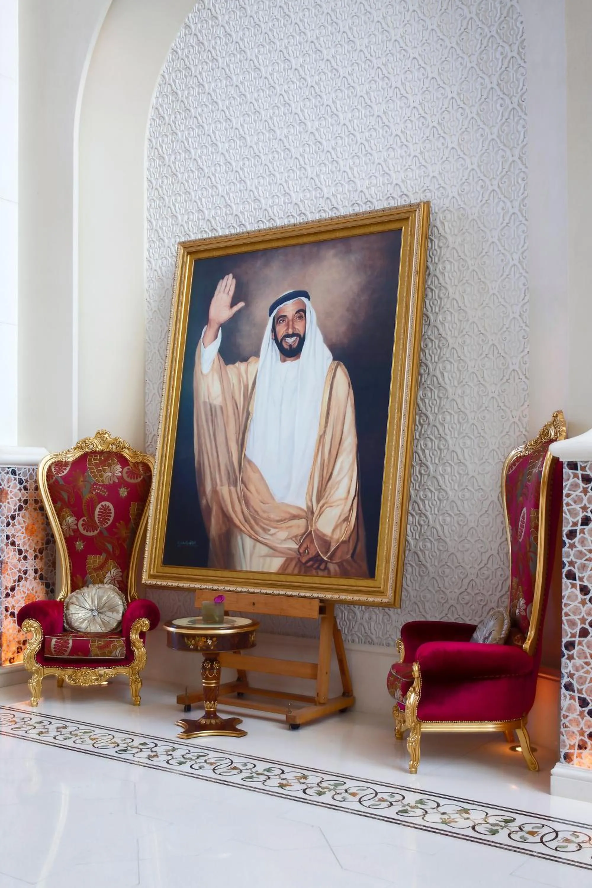 Lobby or reception in Bab Al Qasr Residence