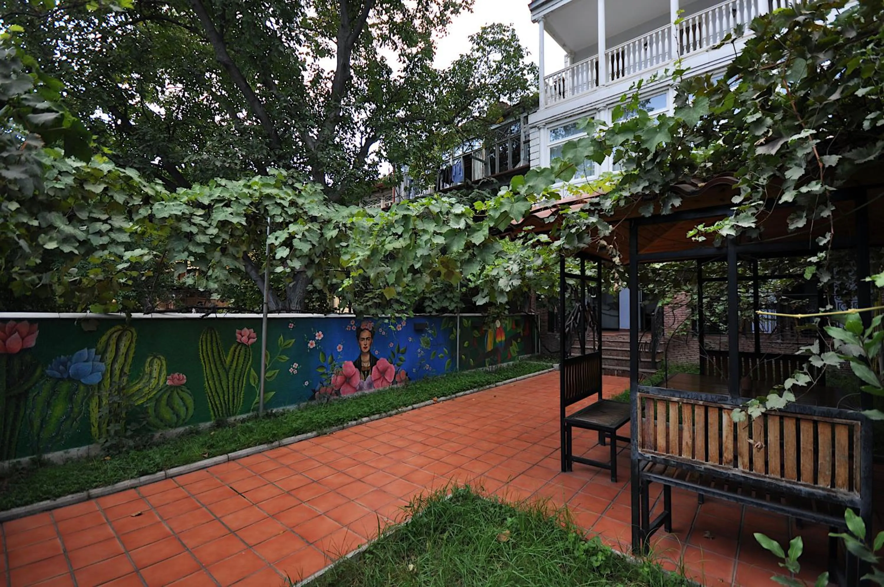 Patio in Hotel Frida