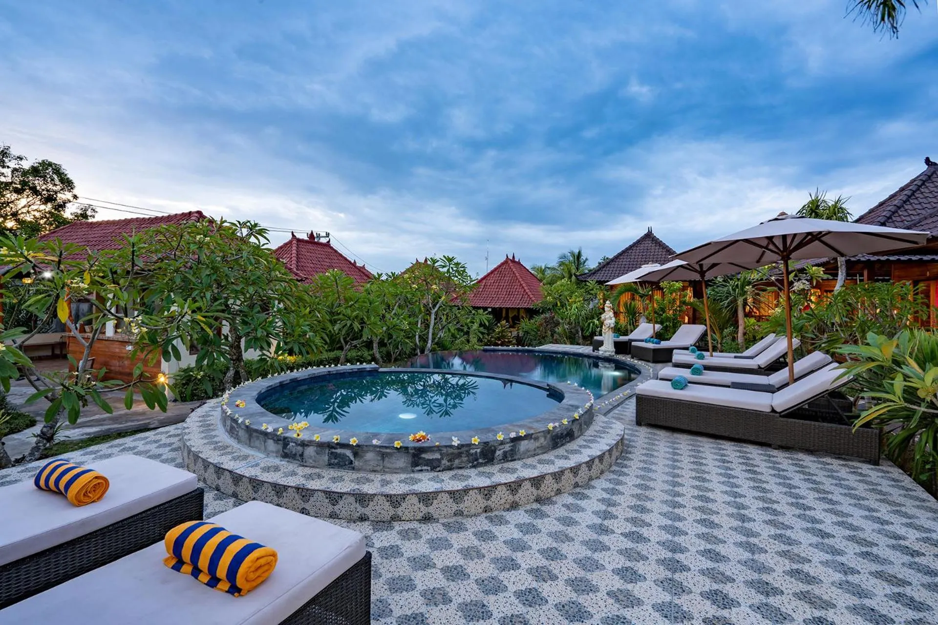 Pool view in Karang Mas Villa Lembongan by ABM