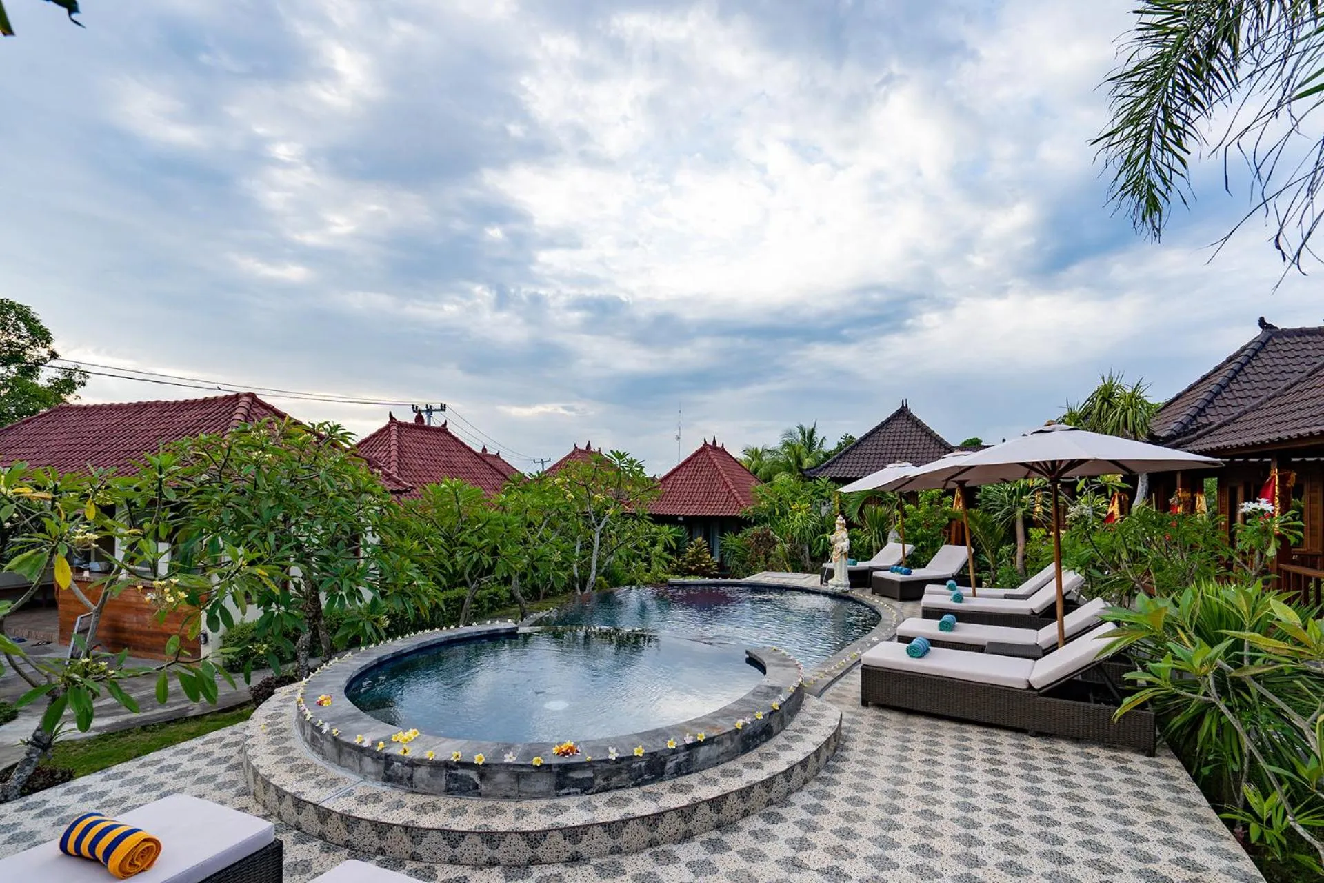 Pool view in Karang Mas Villa Lembongan by ABM