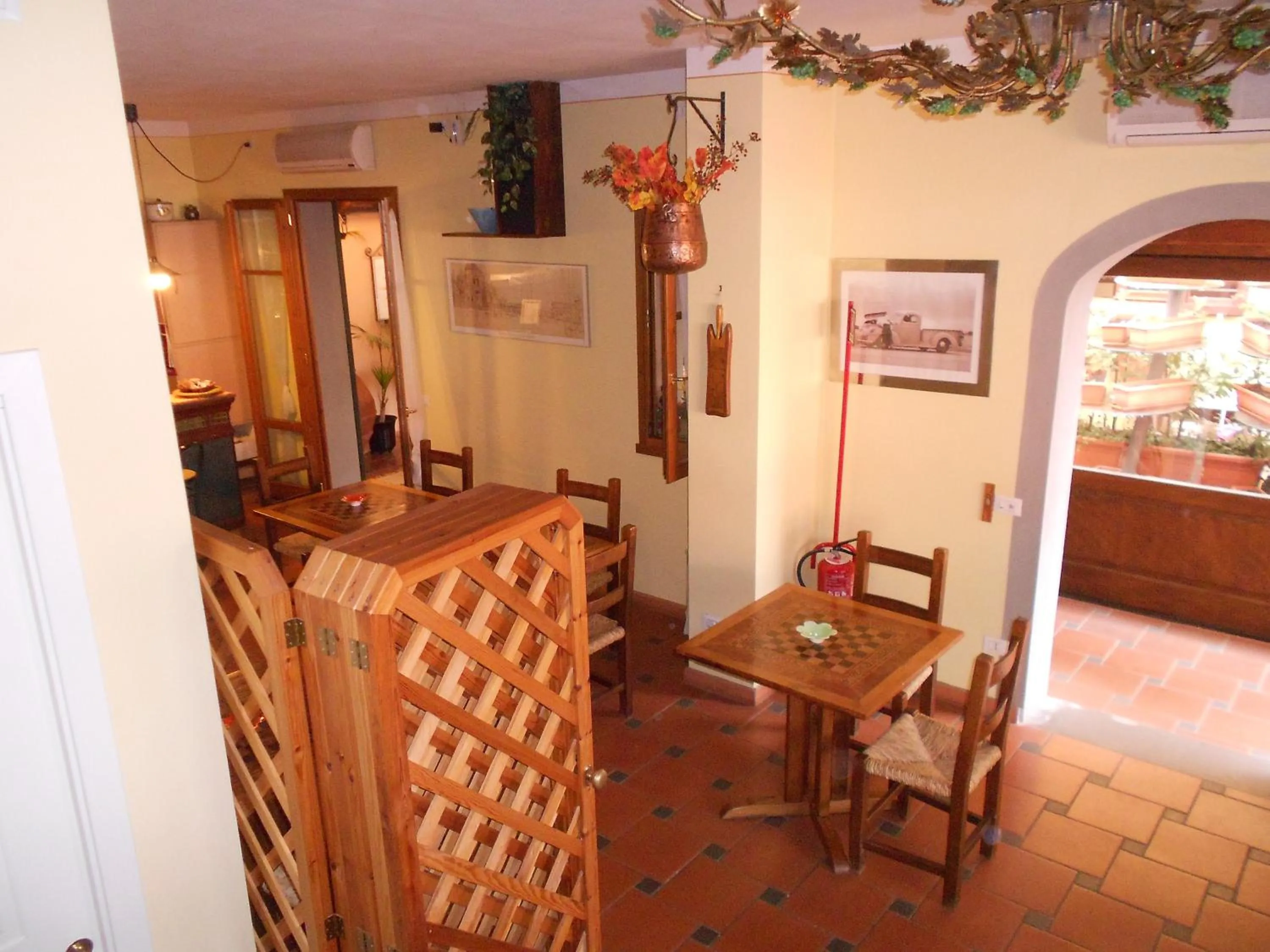 Decorative detail in Albergo Casa Al Sole