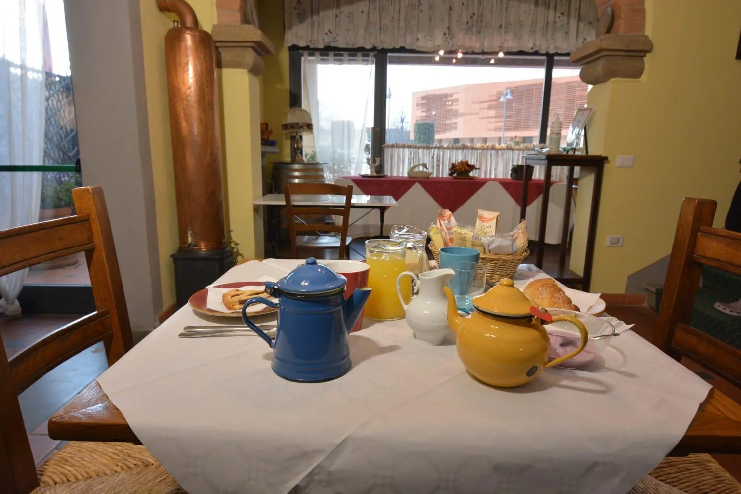 Buffet breakfast in Albergo Casa Al Sole