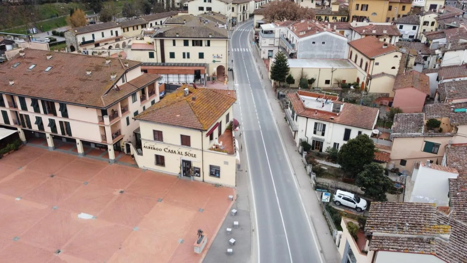 City view in Albergo Casa Al Sole