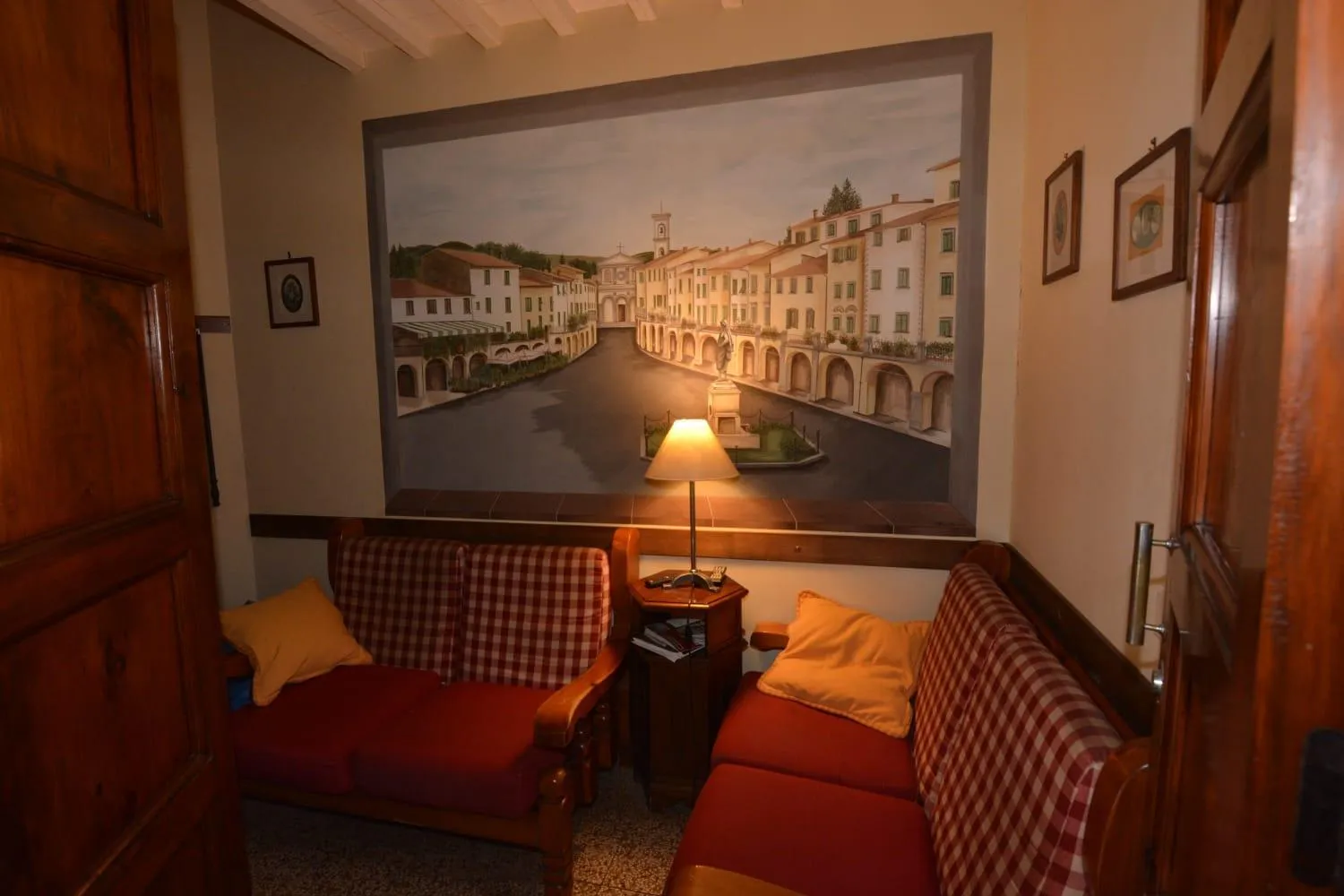 Seating area in Albergo Casa Al Sole