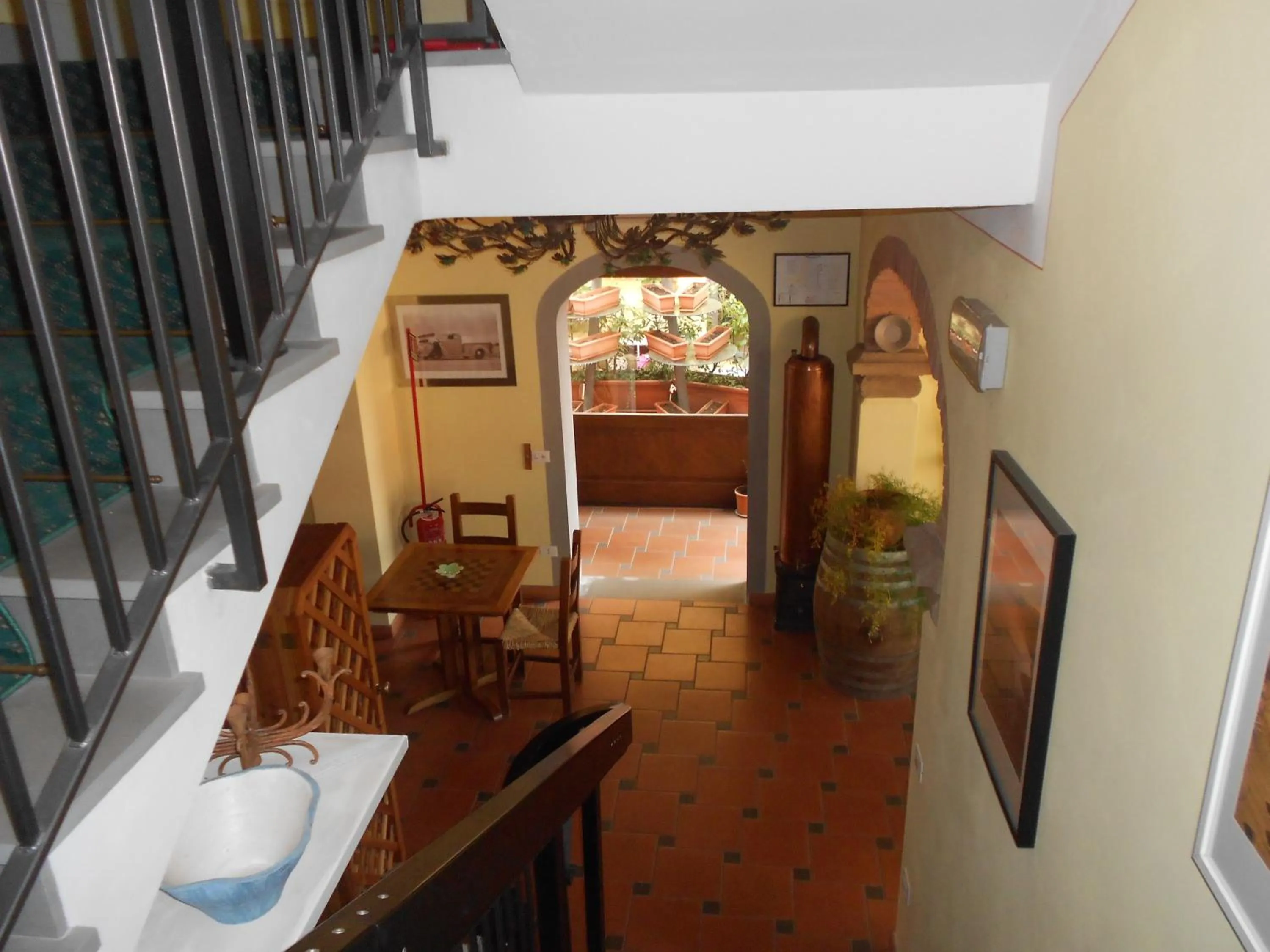 Decorative detail in Albergo Casa Al Sole