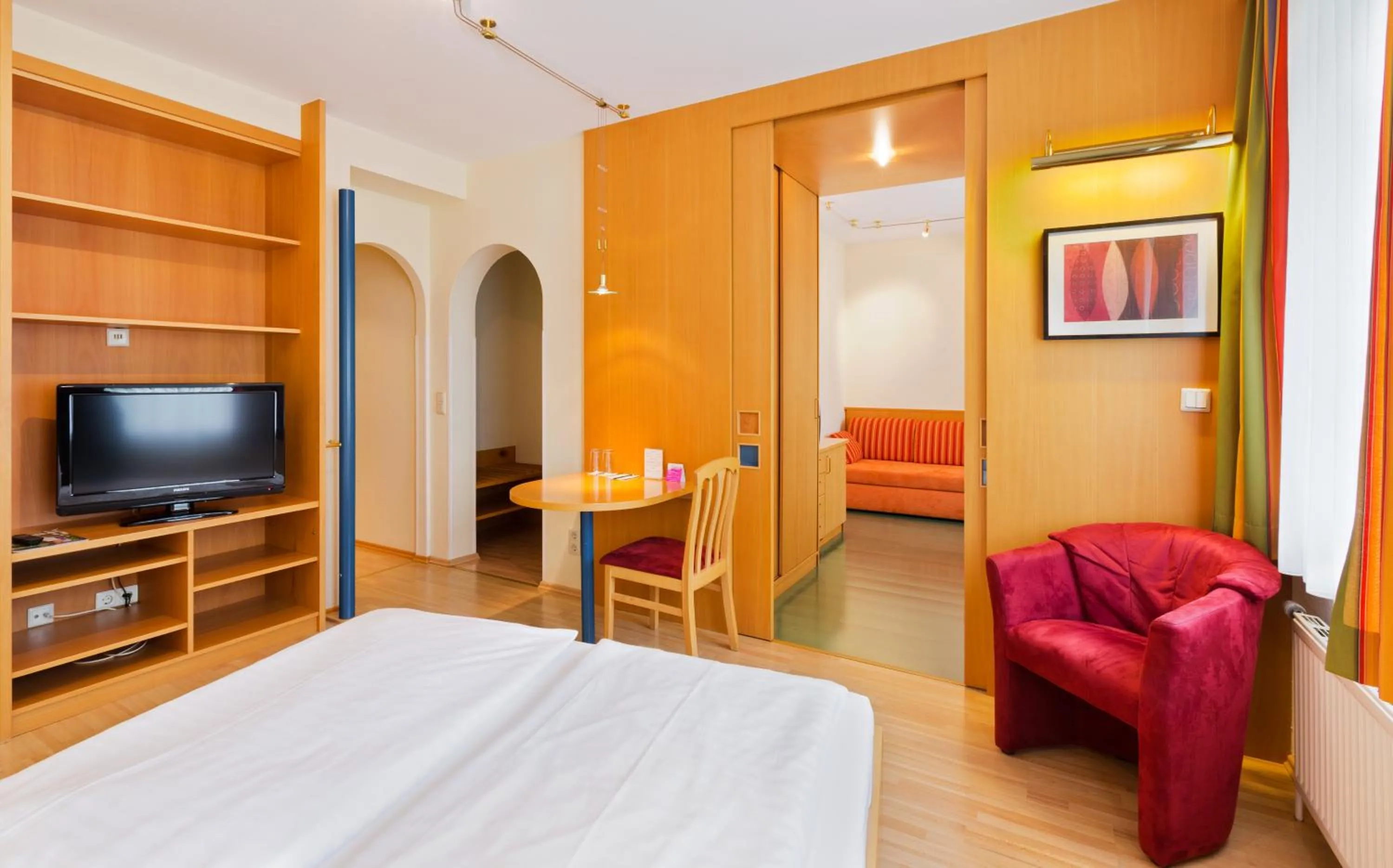 Photo of the whole room, Bed in Motel Baden