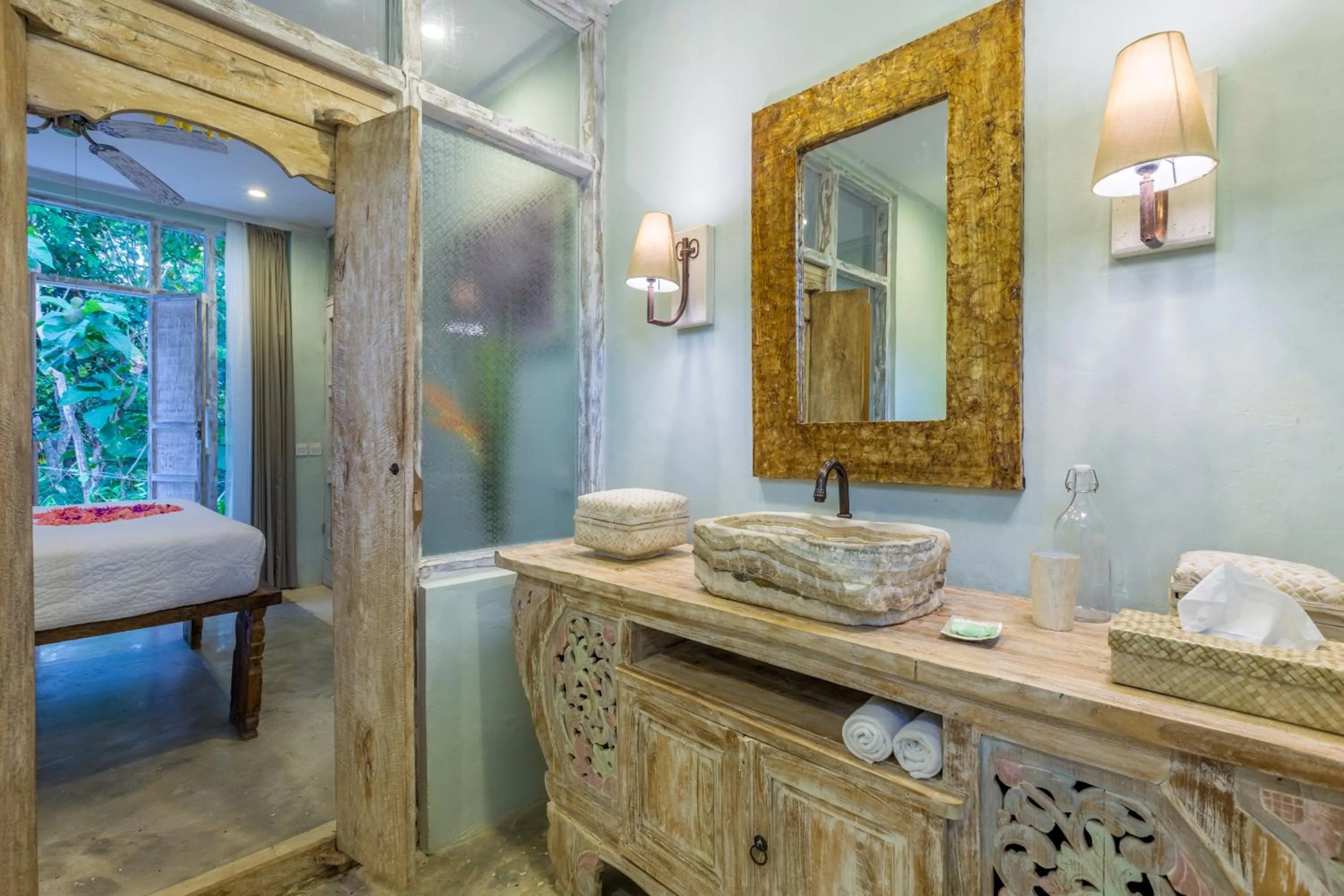 Bathroom in BoHo Bingin Beach Bali