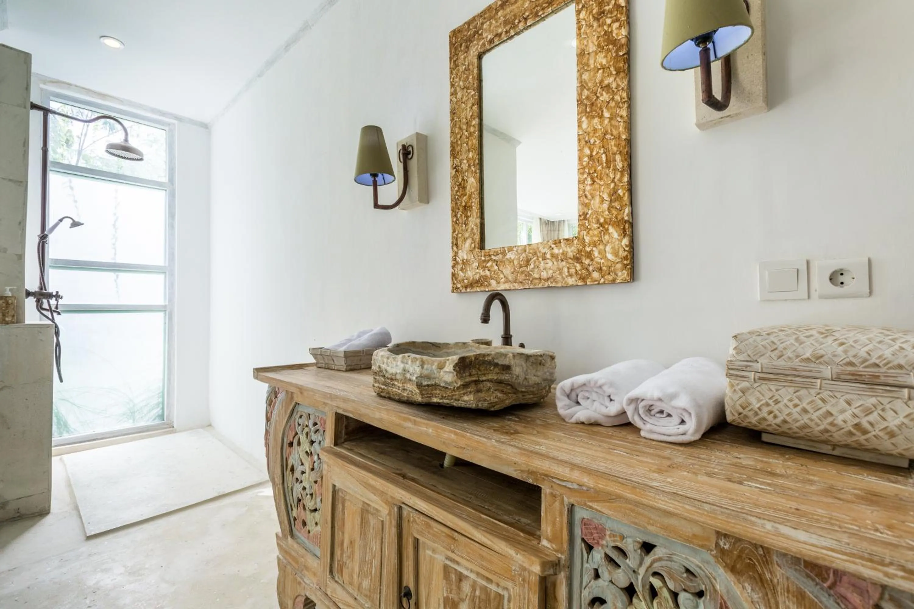 Bathroom in BoHo Bingin Beach Bali