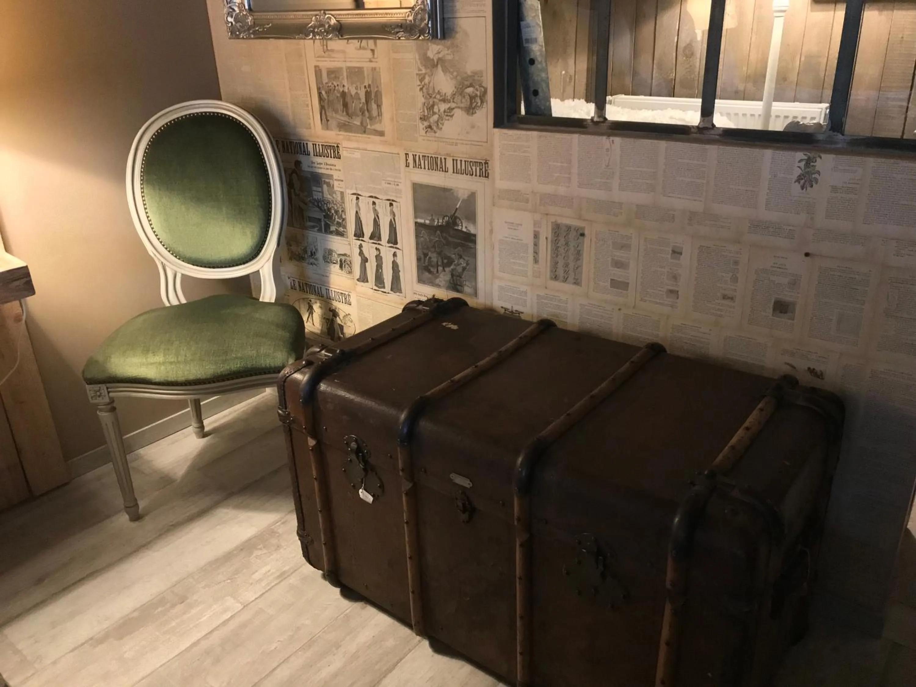 Decorative detail in Le Relais de Chassepierre