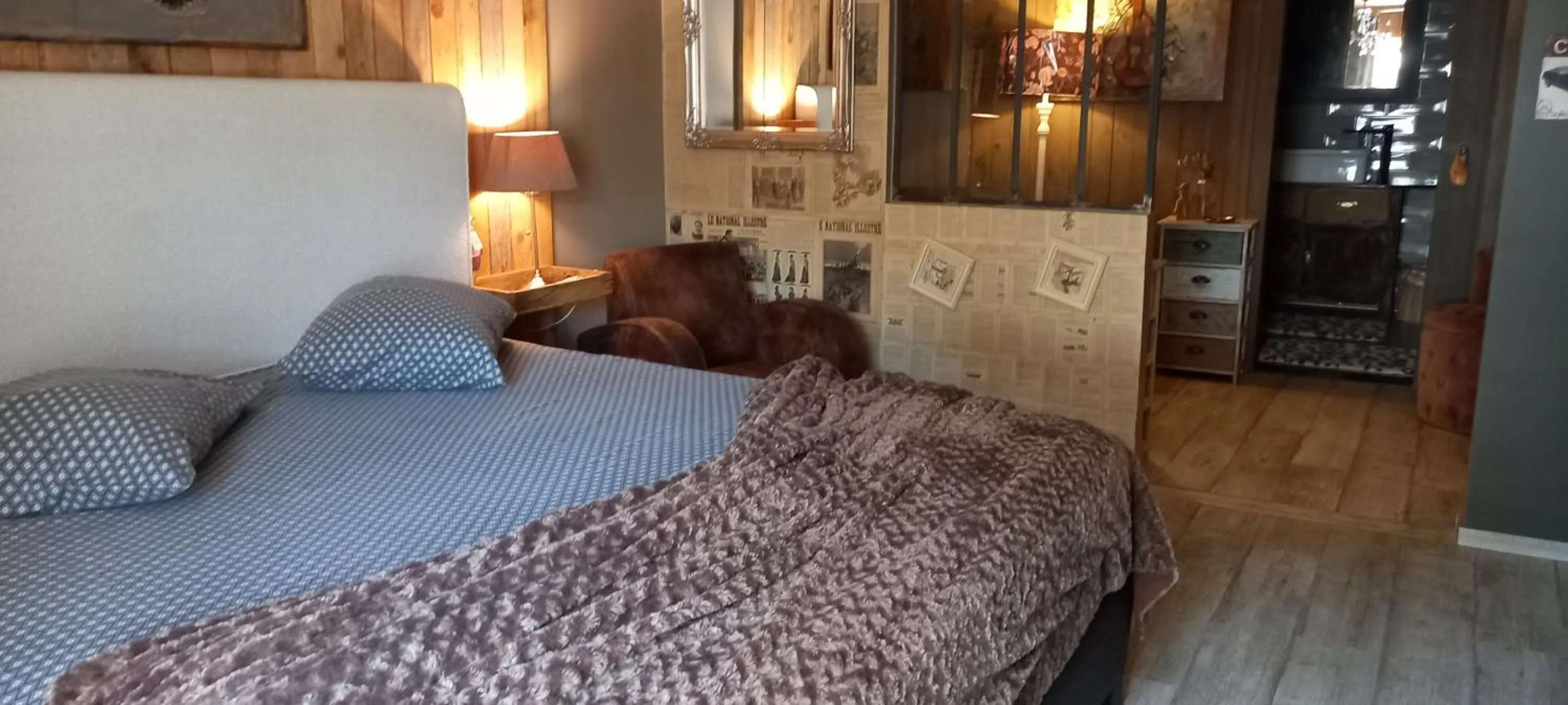 Bed in Le Relais de Chassepierre