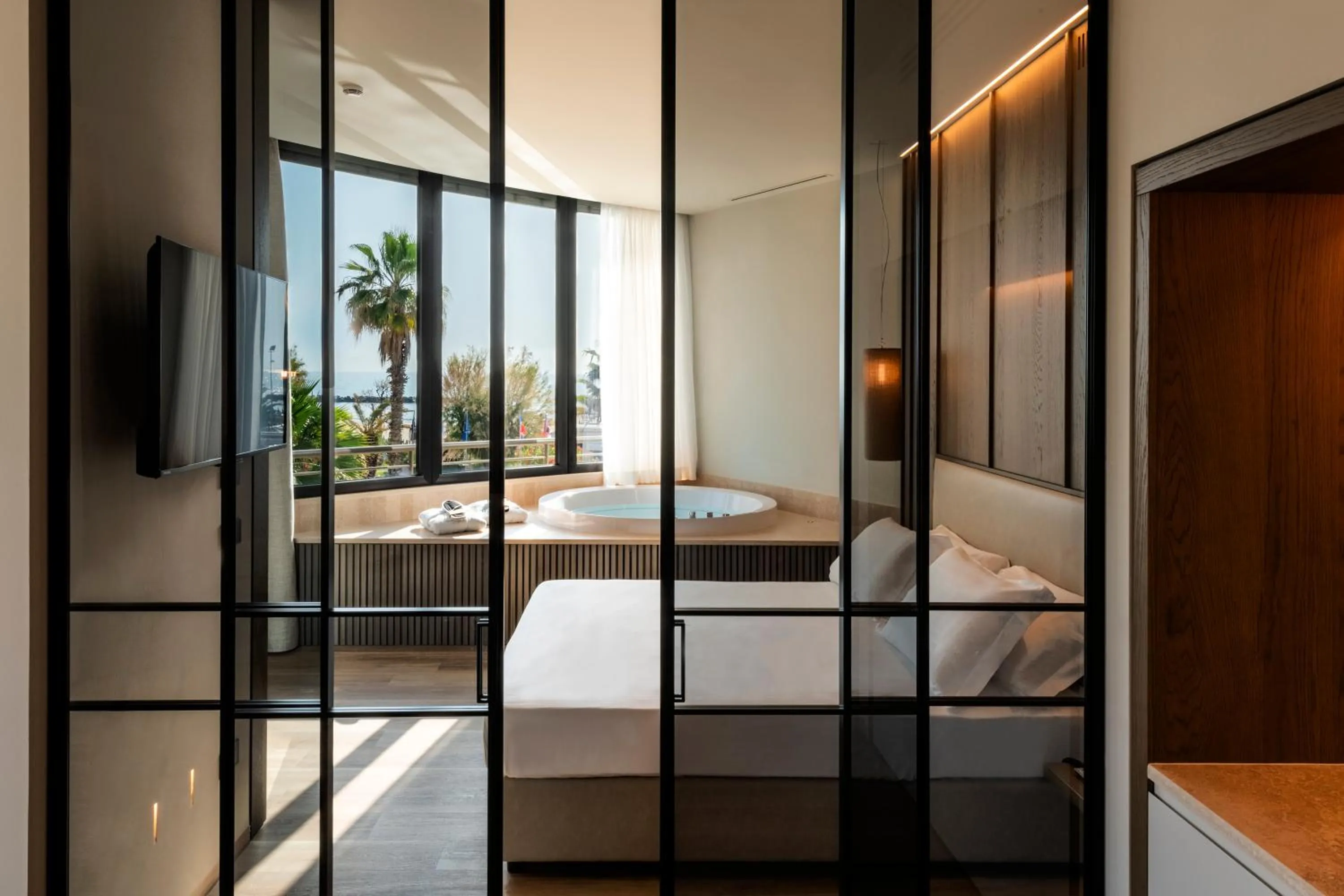 Photo of the whole room, Bed in International Hotel & Suite