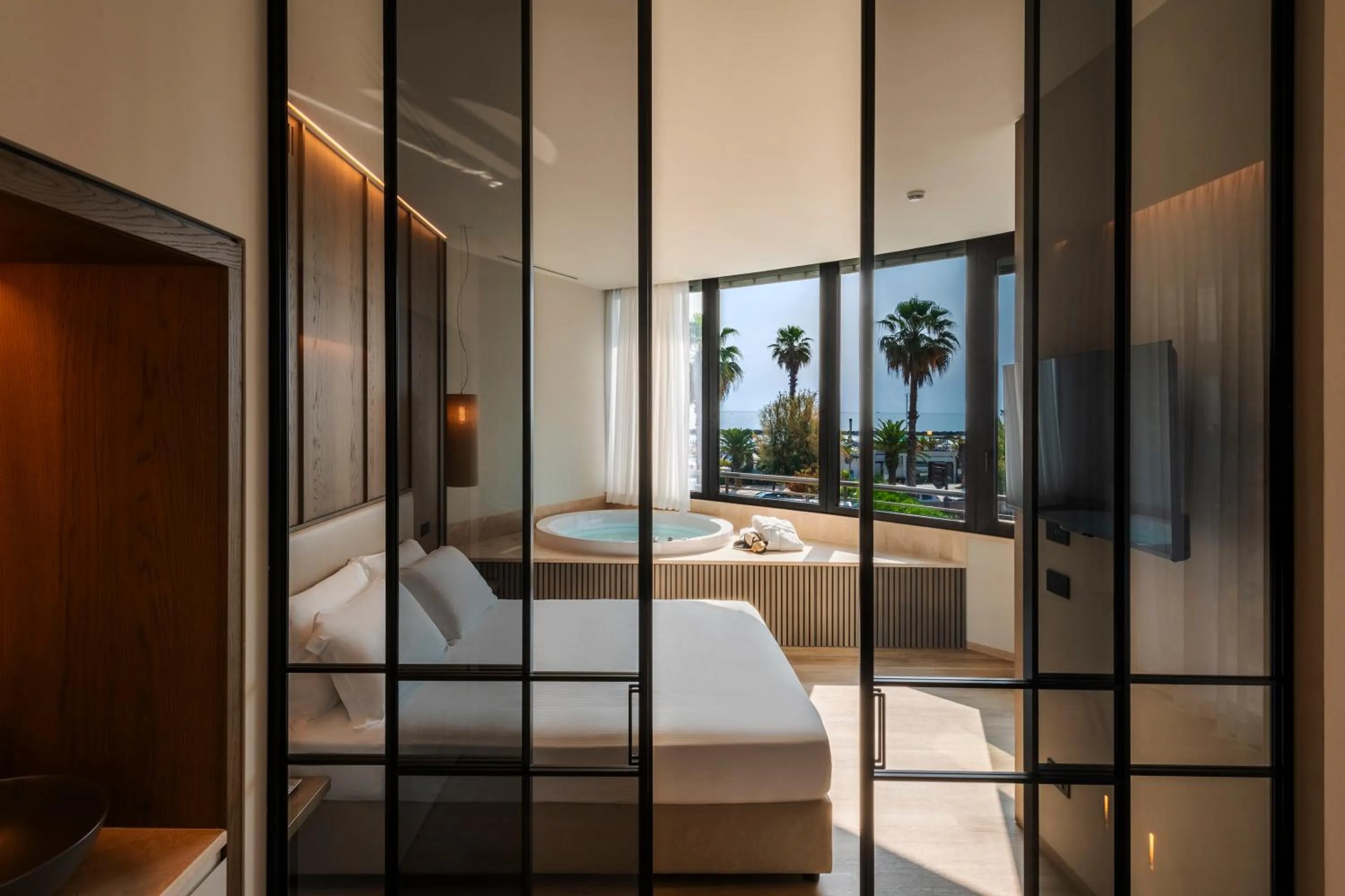 Photo of the whole room, Bed in International Hotel & Suite