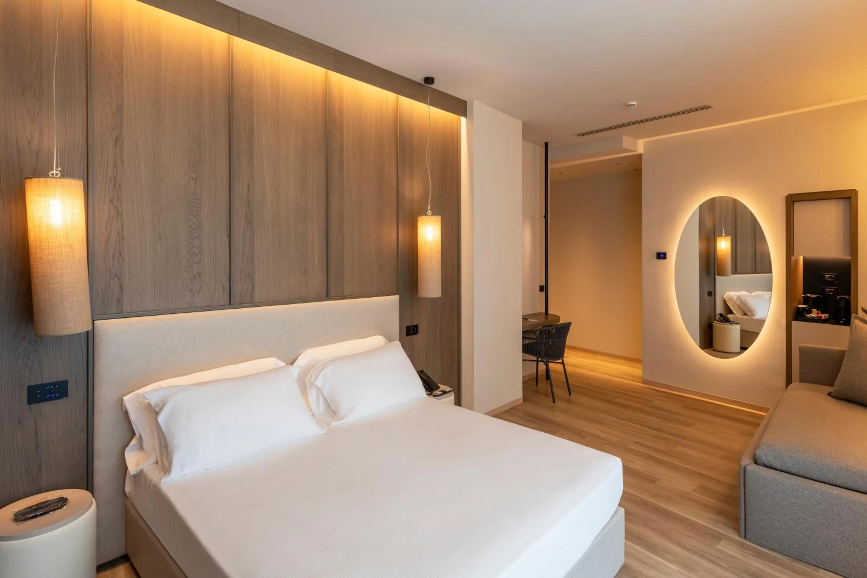 Photo of the whole room, Bed in International Hotel & Suite