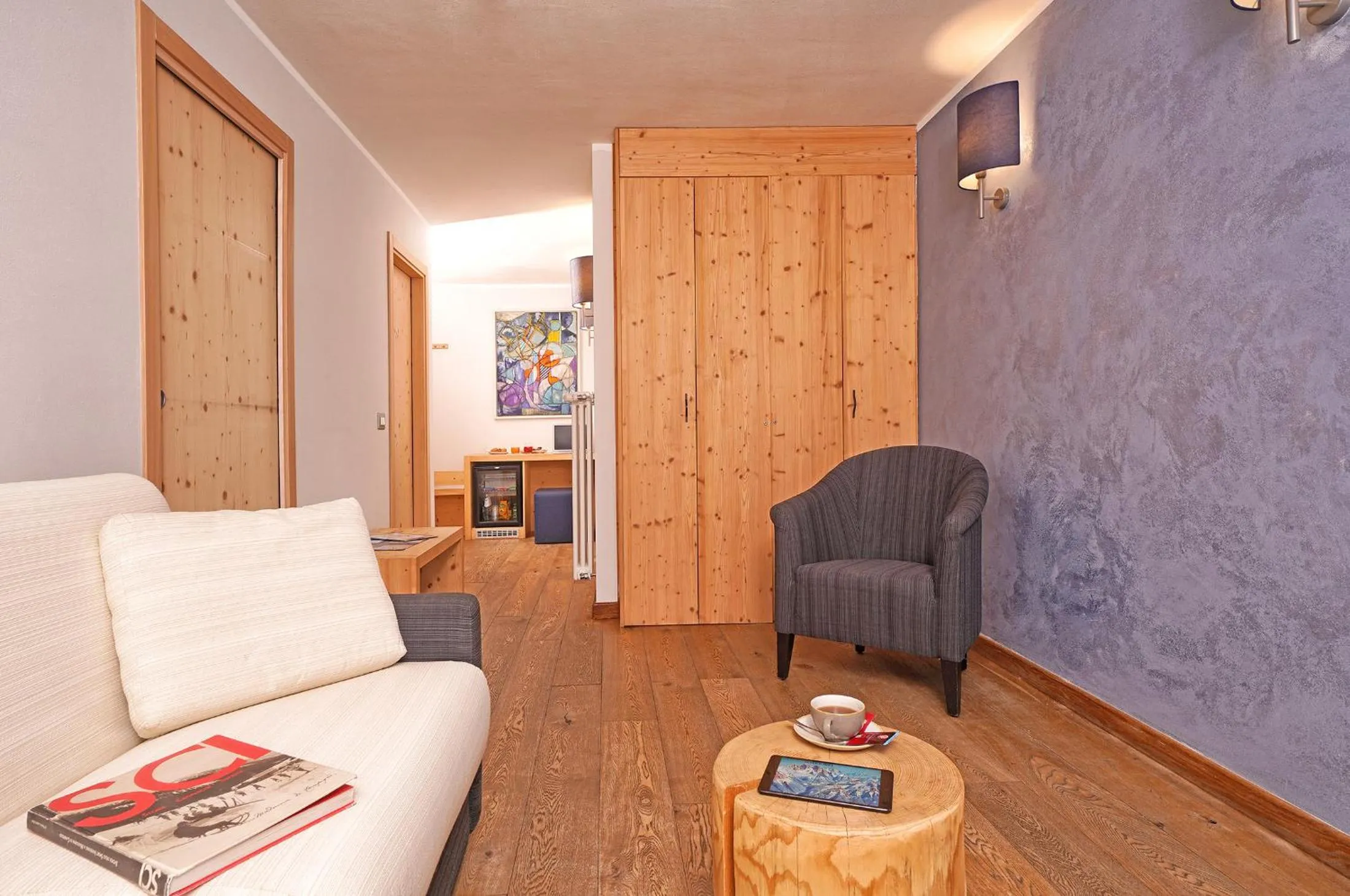 Living room in Hotel Chalet Del Brenta