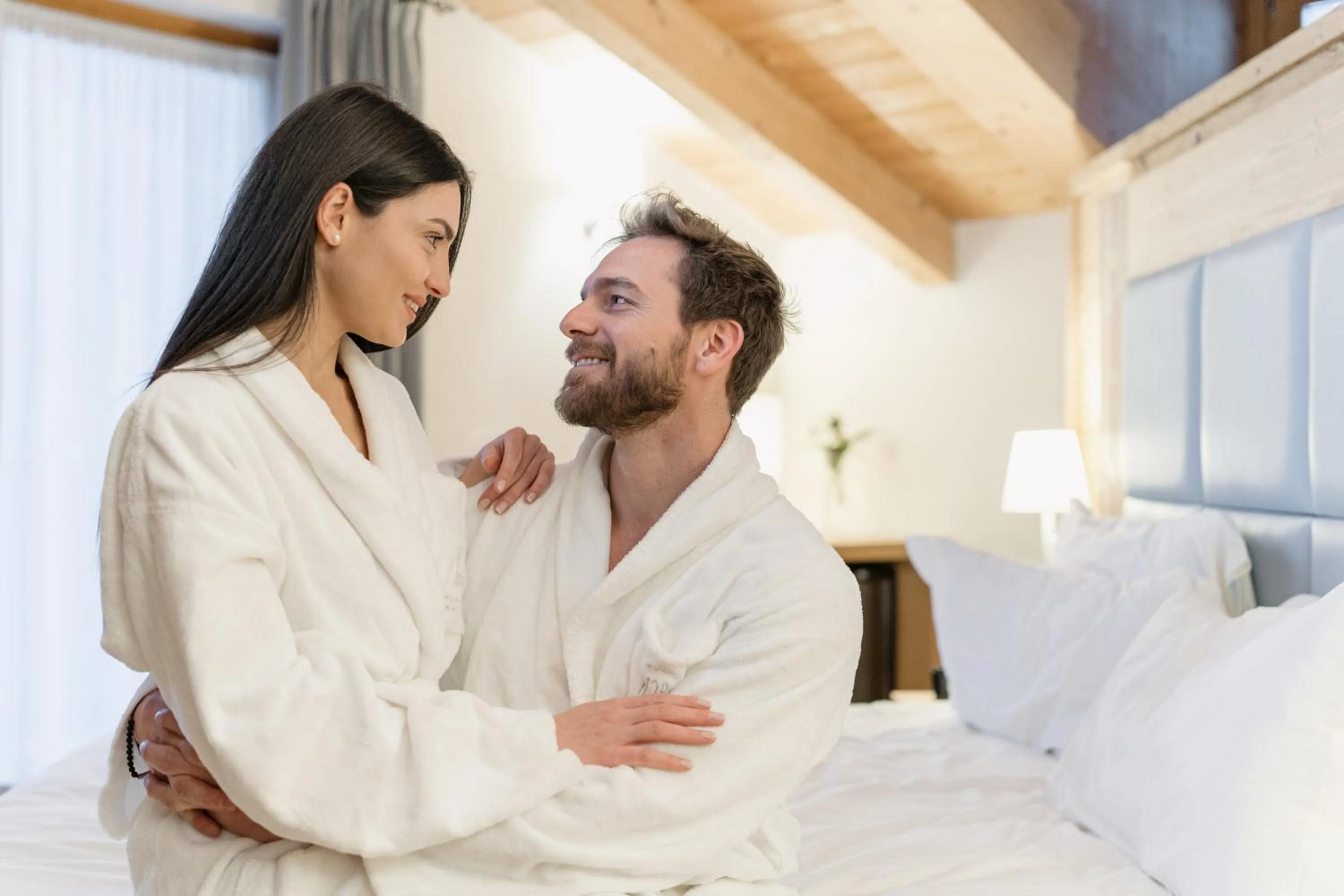 People, Bed in Hotel Chalet Del Brenta