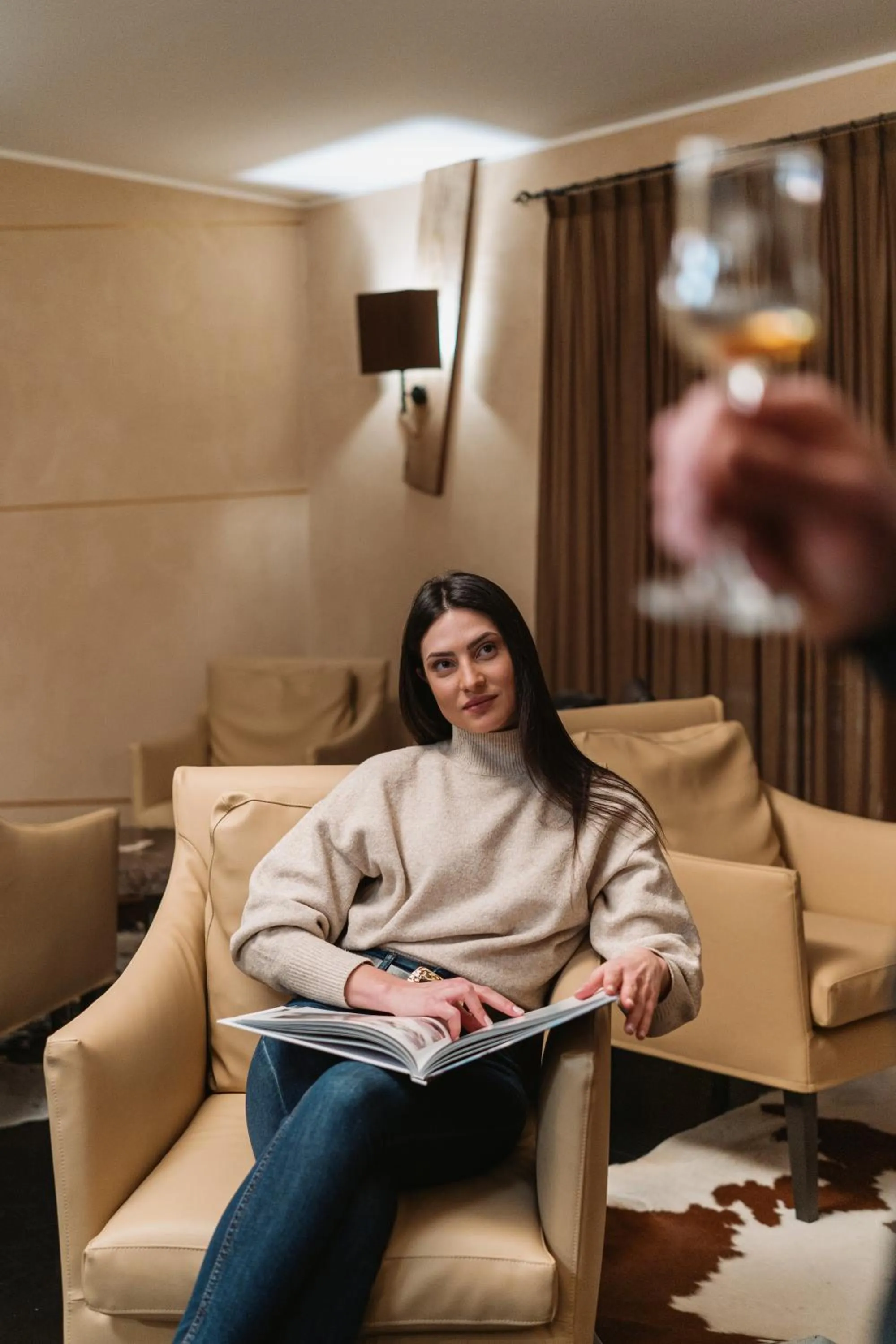 Living room in Hotel Chalet Del Brenta