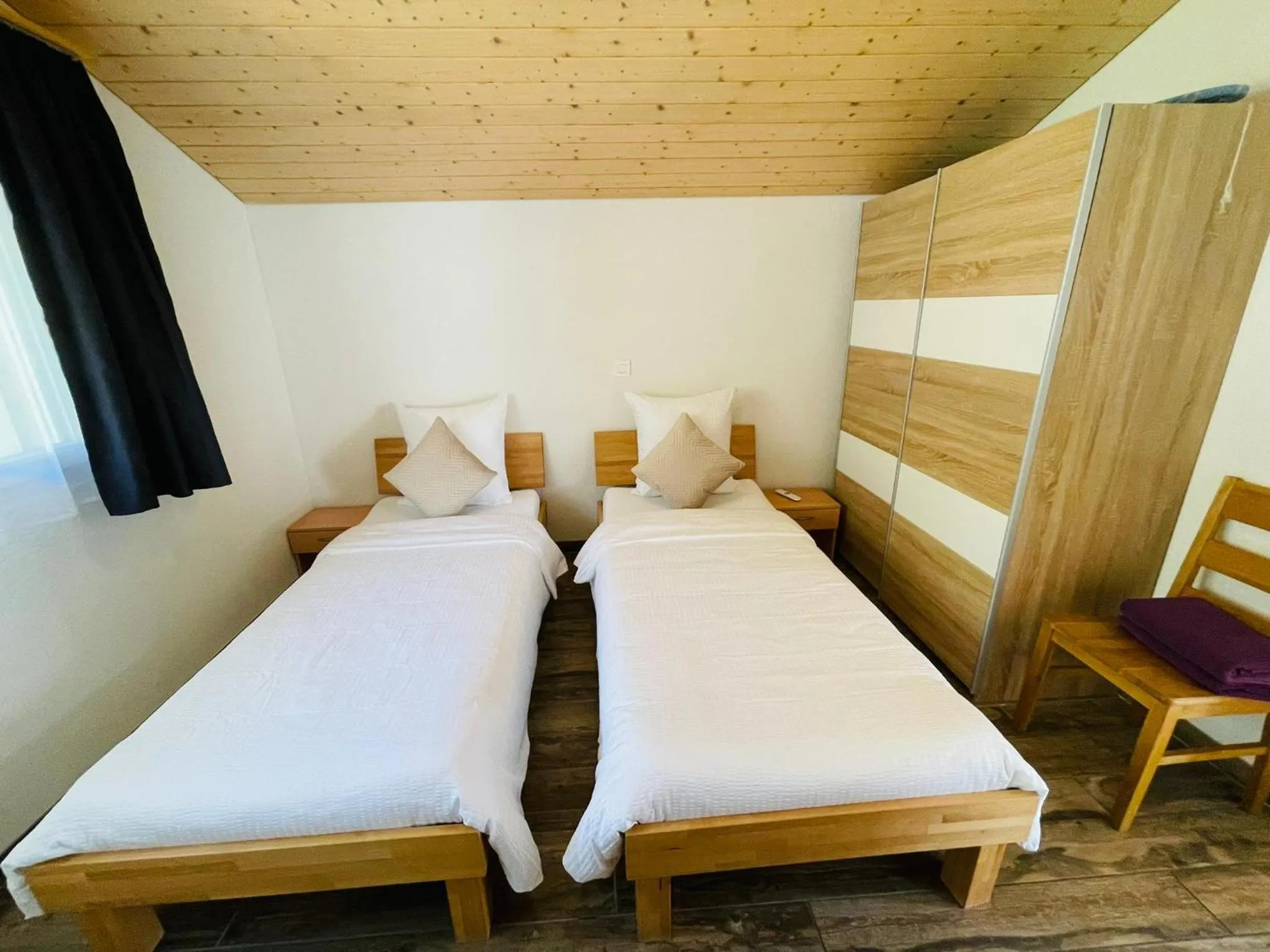 Bed in Swiss Chalet Holidays Ringgenberg