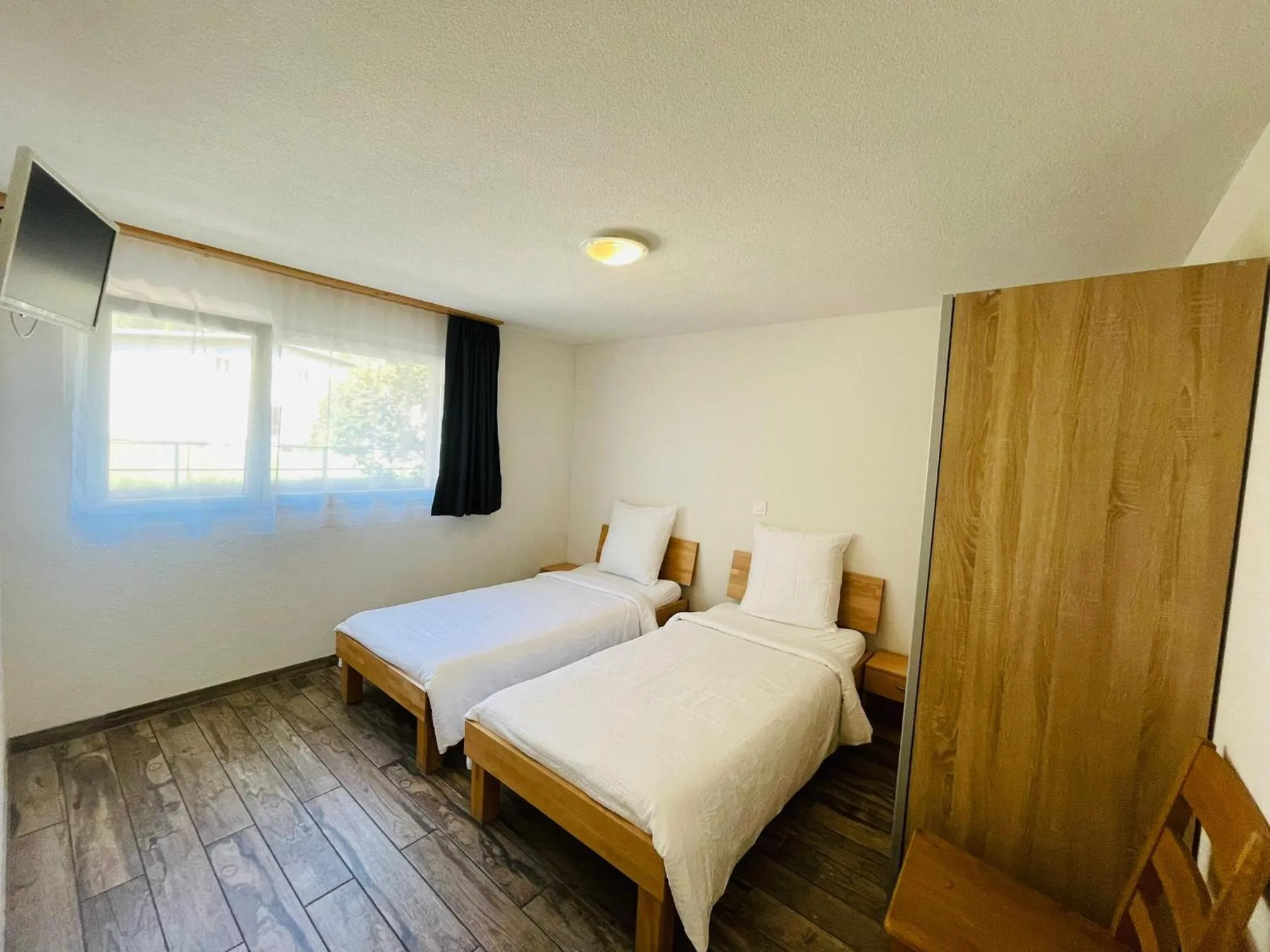 Bed in Swiss Chalet Holidays Ringgenberg