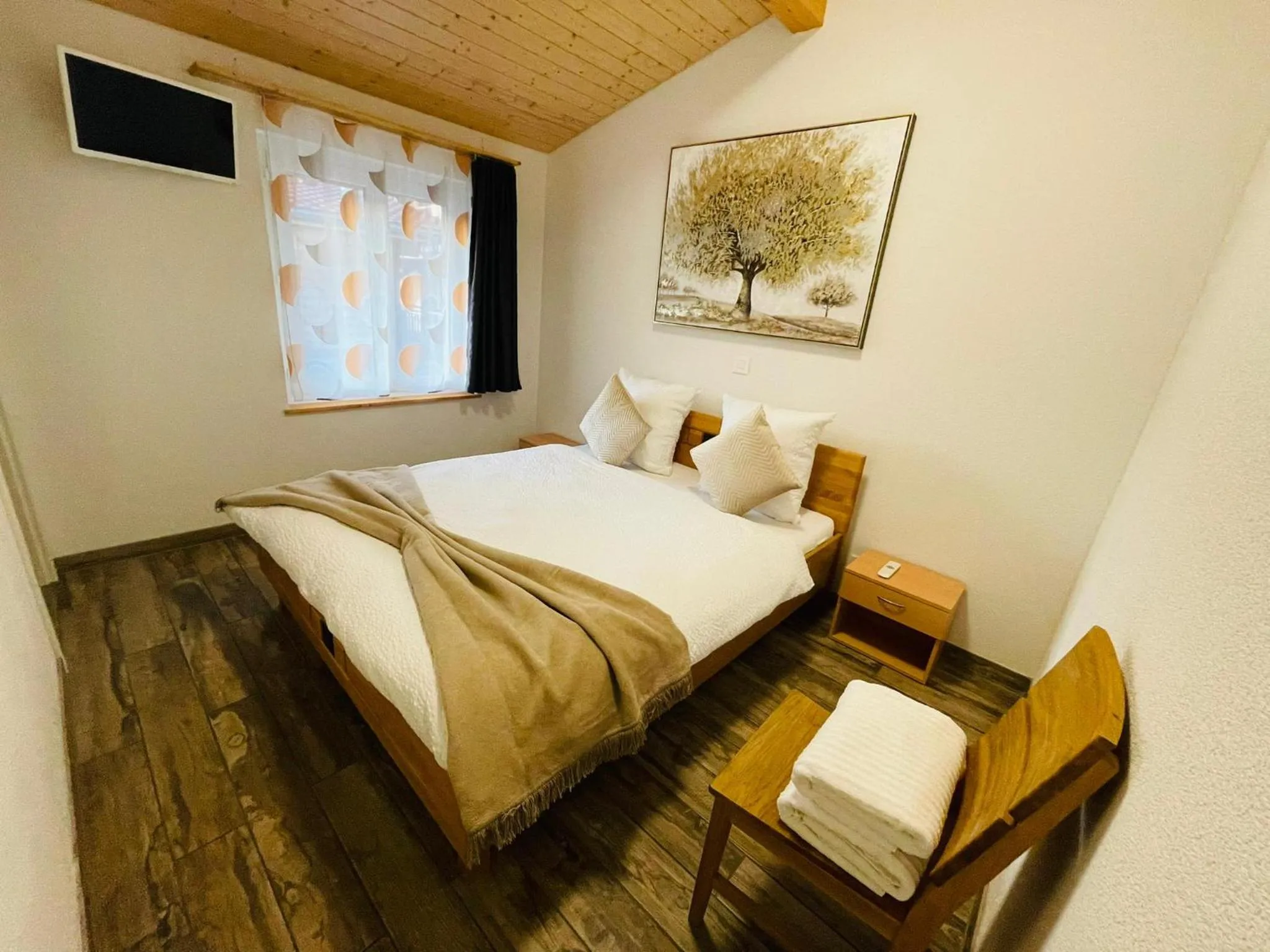 Bed in Swiss Chalet Holidays Ringgenberg