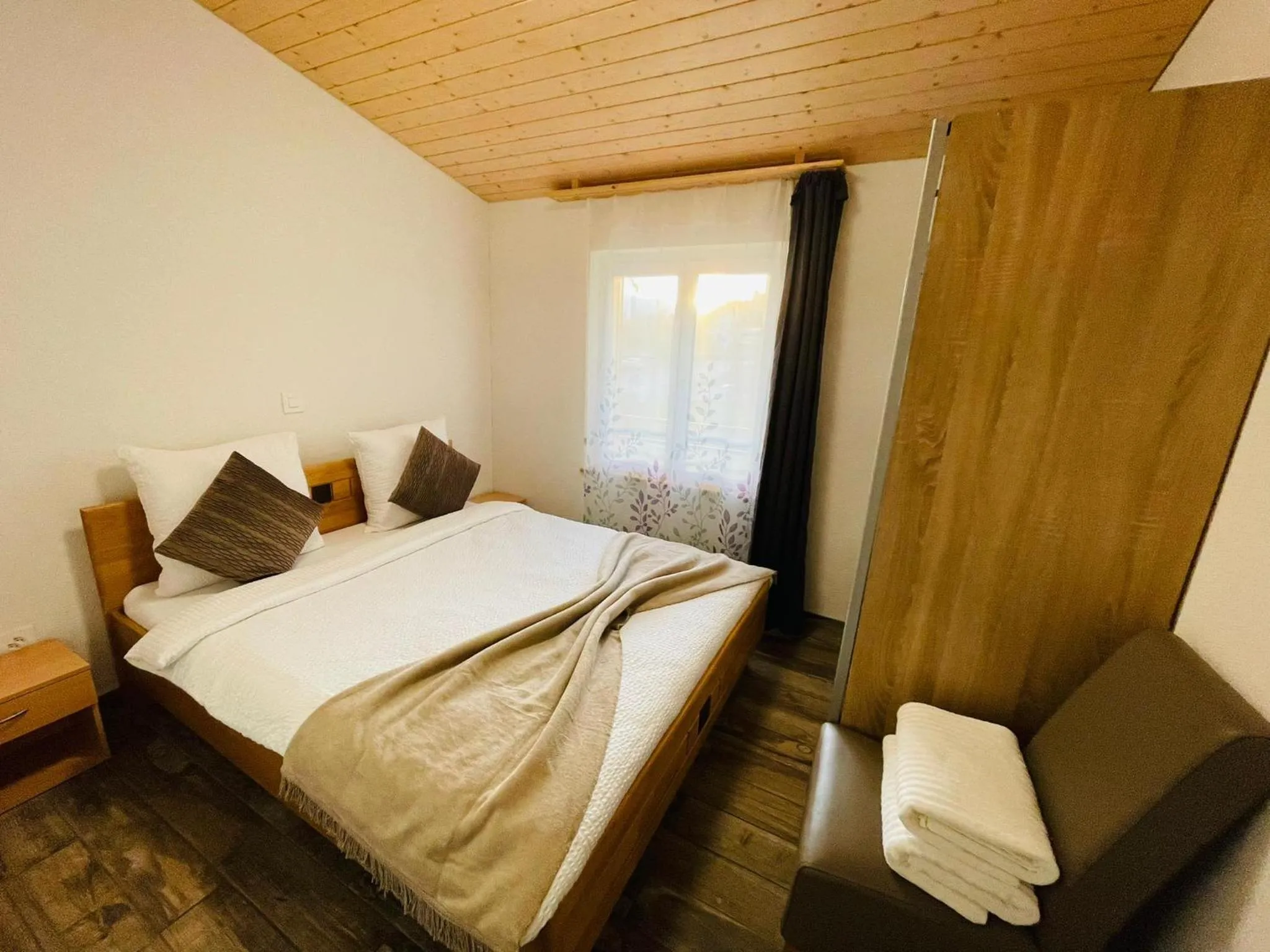 Bed in Swiss Chalet Holidays Ringgenberg