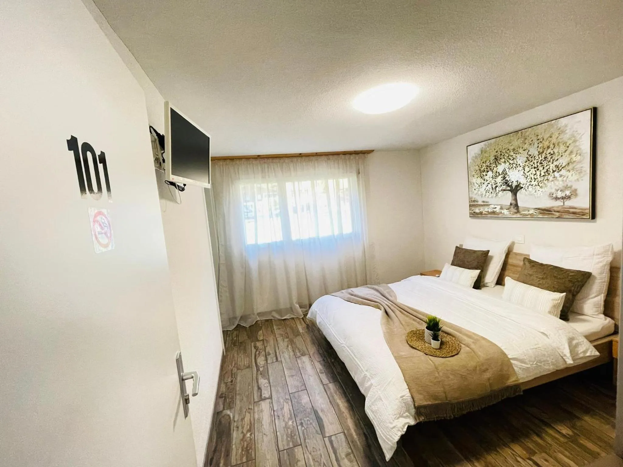 Bed in Swiss Chalet Holidays Ringgenberg