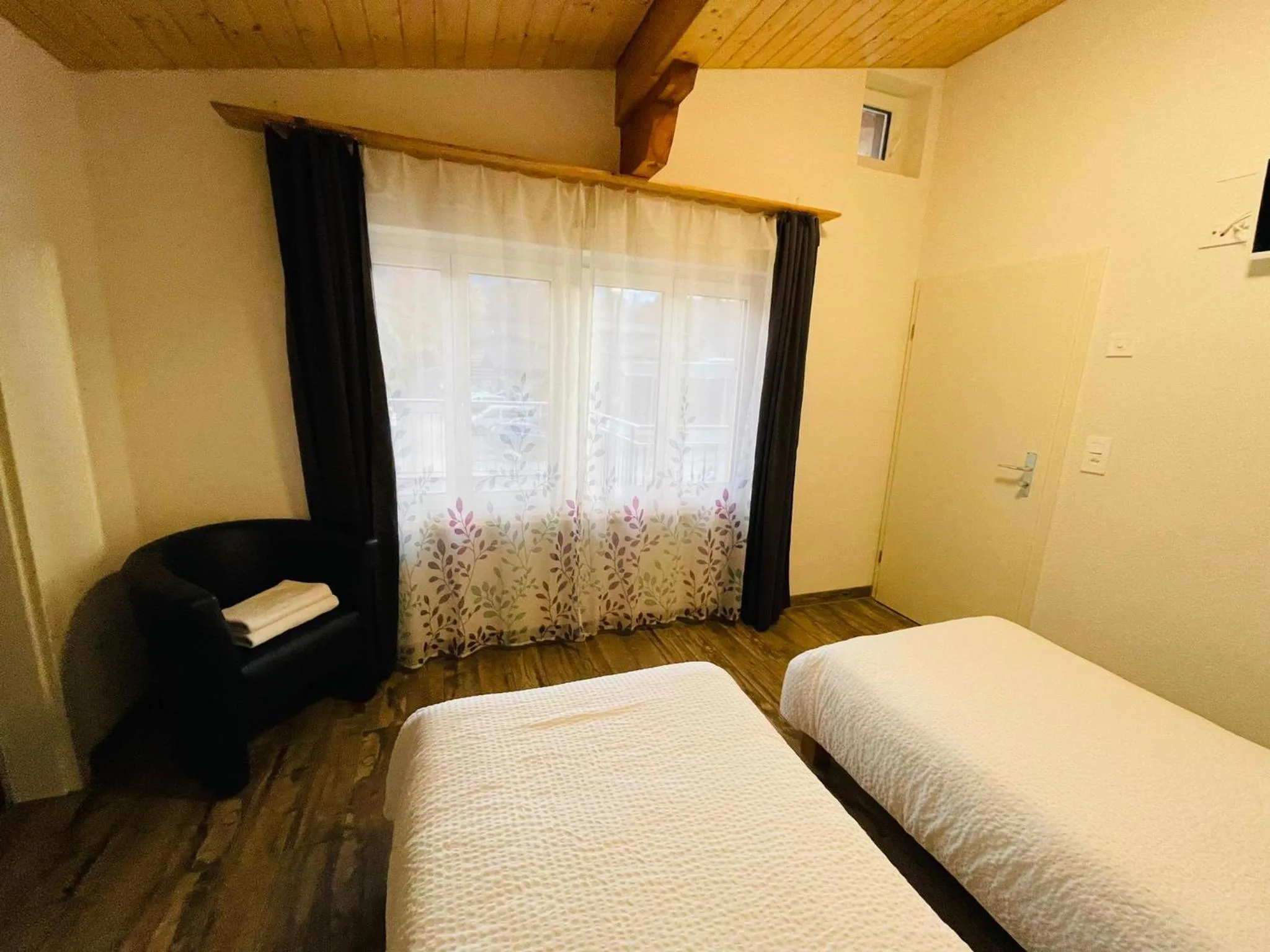 Bed in Swiss Chalet Holidays Ringgenberg