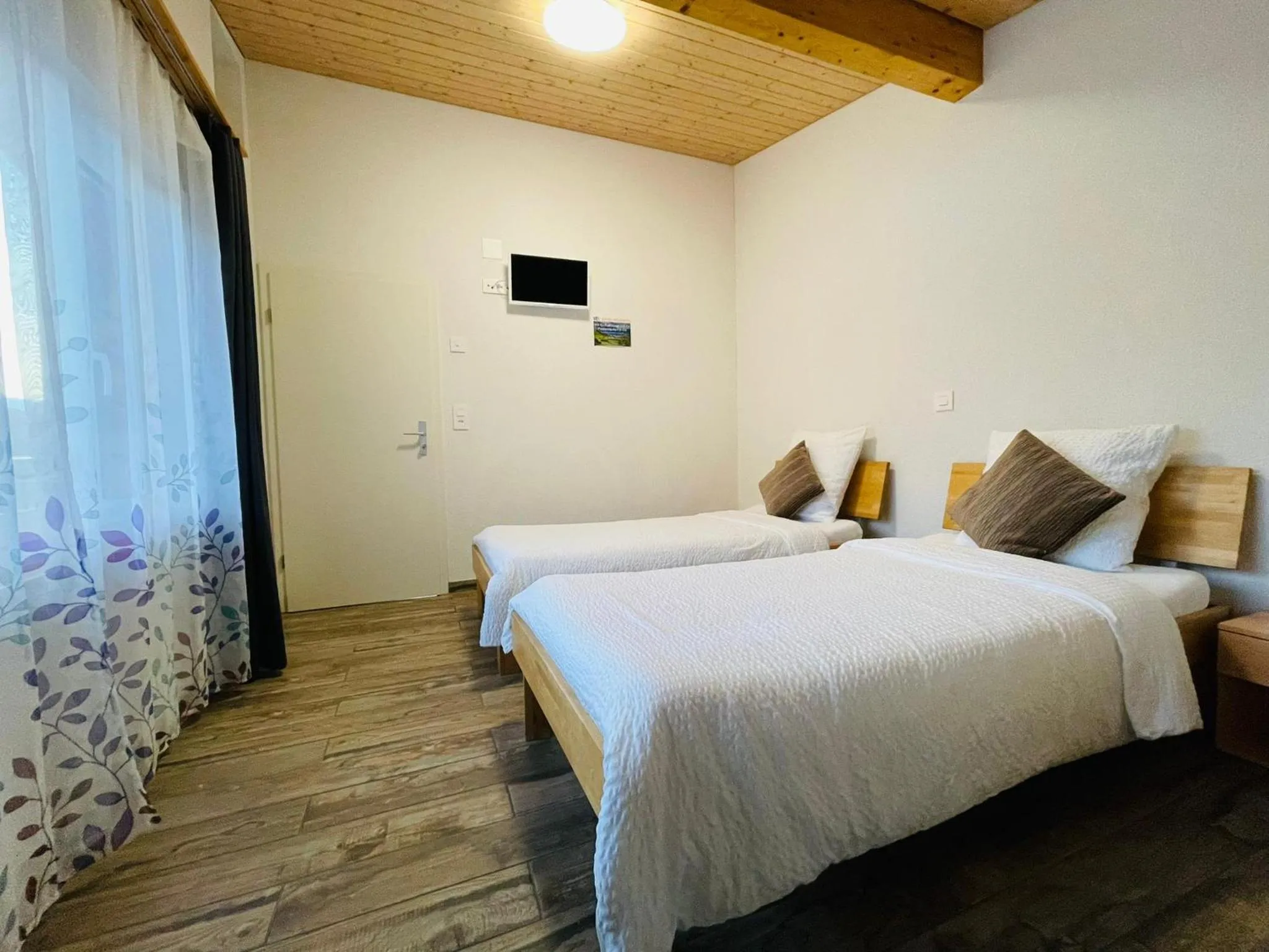 Bed in Swiss Chalet Holidays Ringgenberg