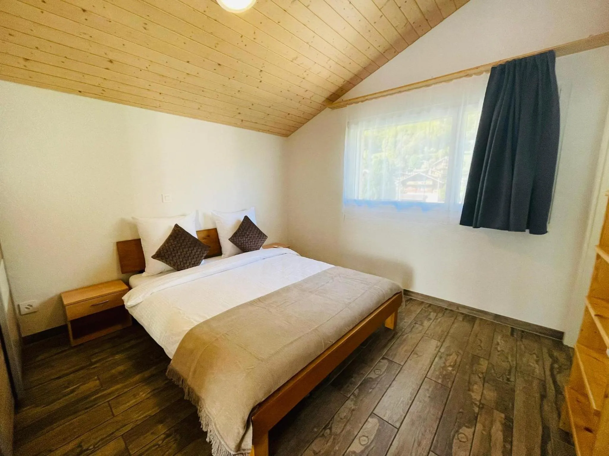 Bed in Swiss Chalet Holidays Ringgenberg