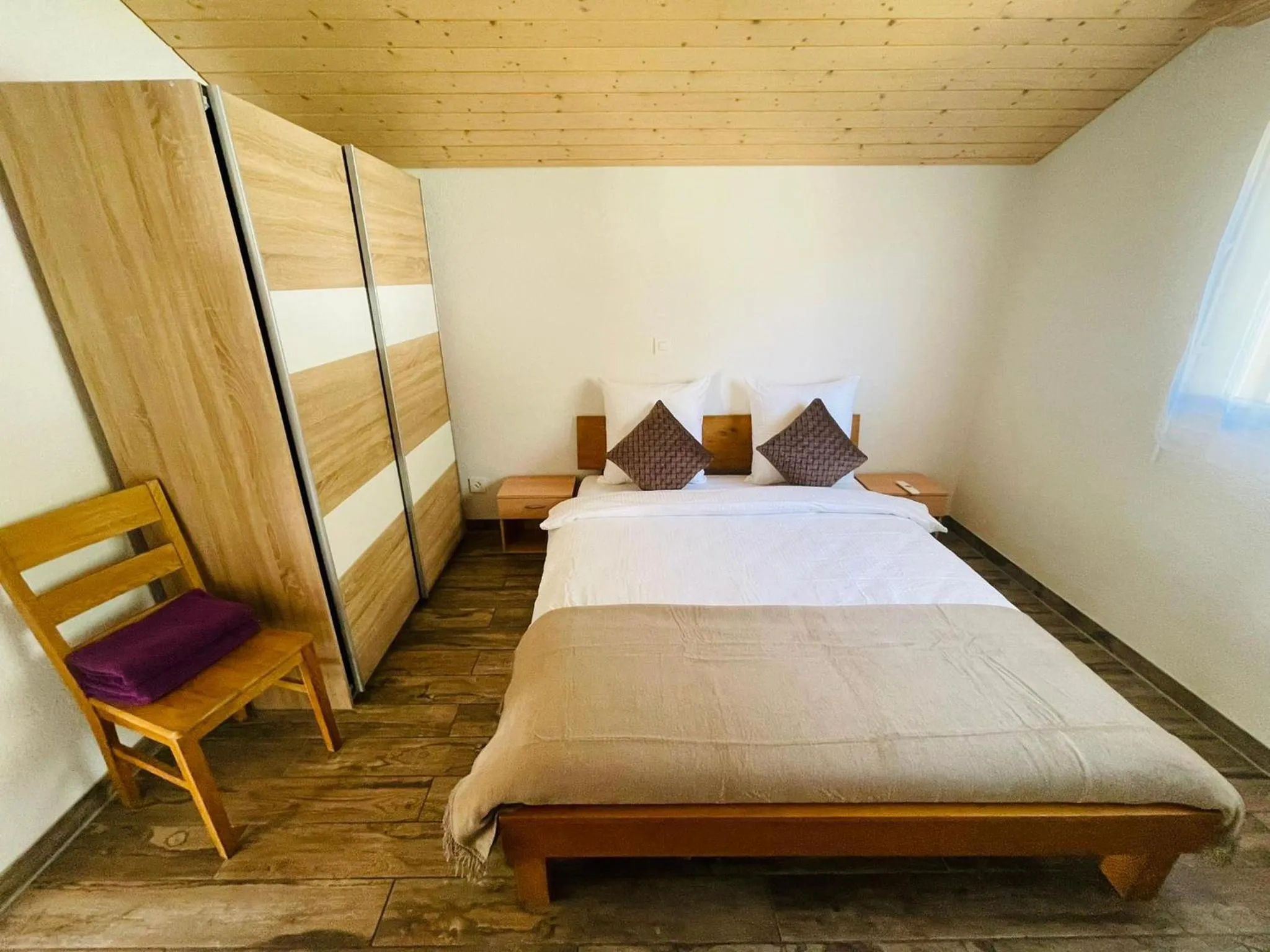 Bed in Swiss Chalet Holidays Ringgenberg