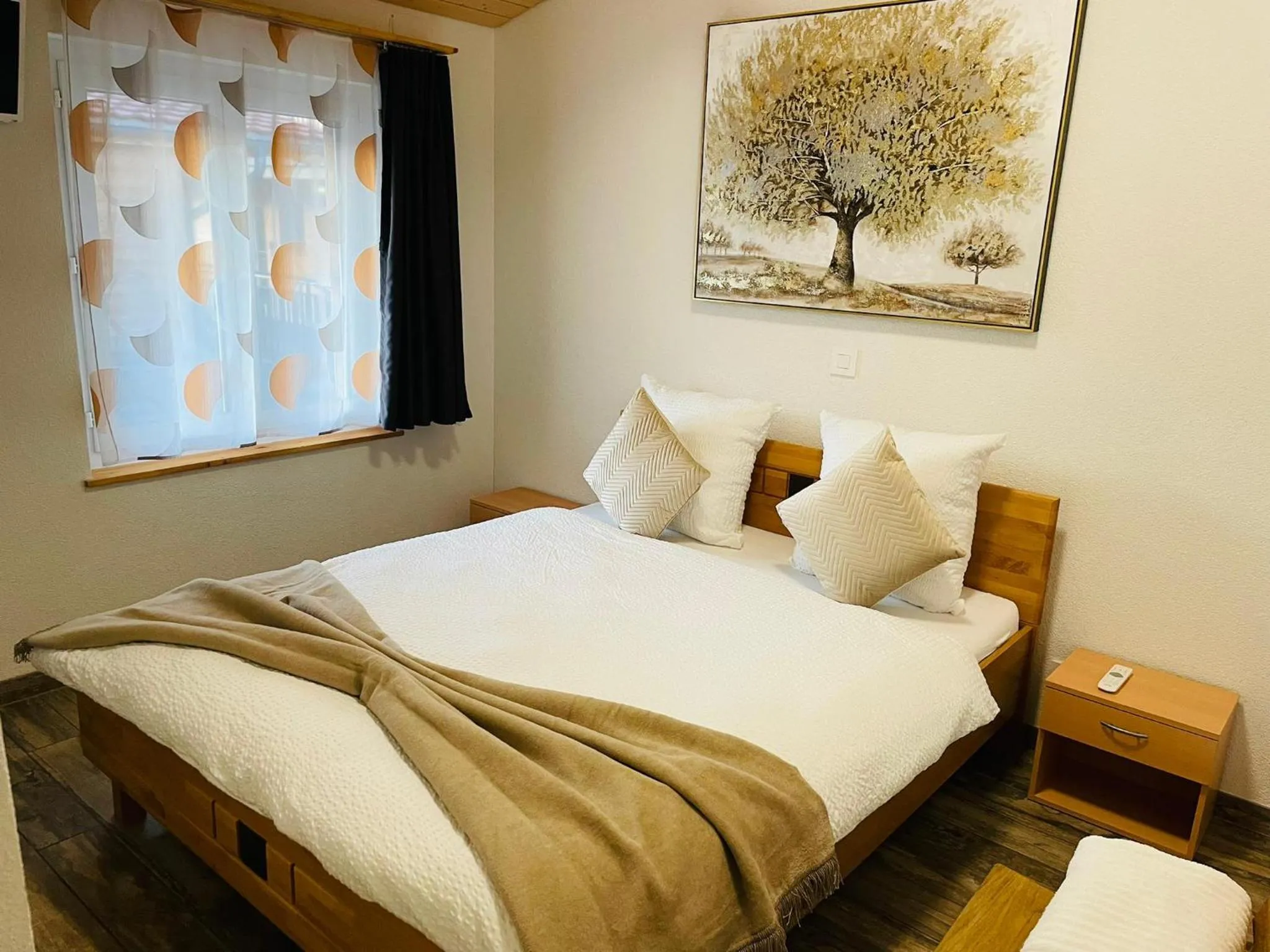 Bed in Swiss Chalet Holidays Ringgenberg