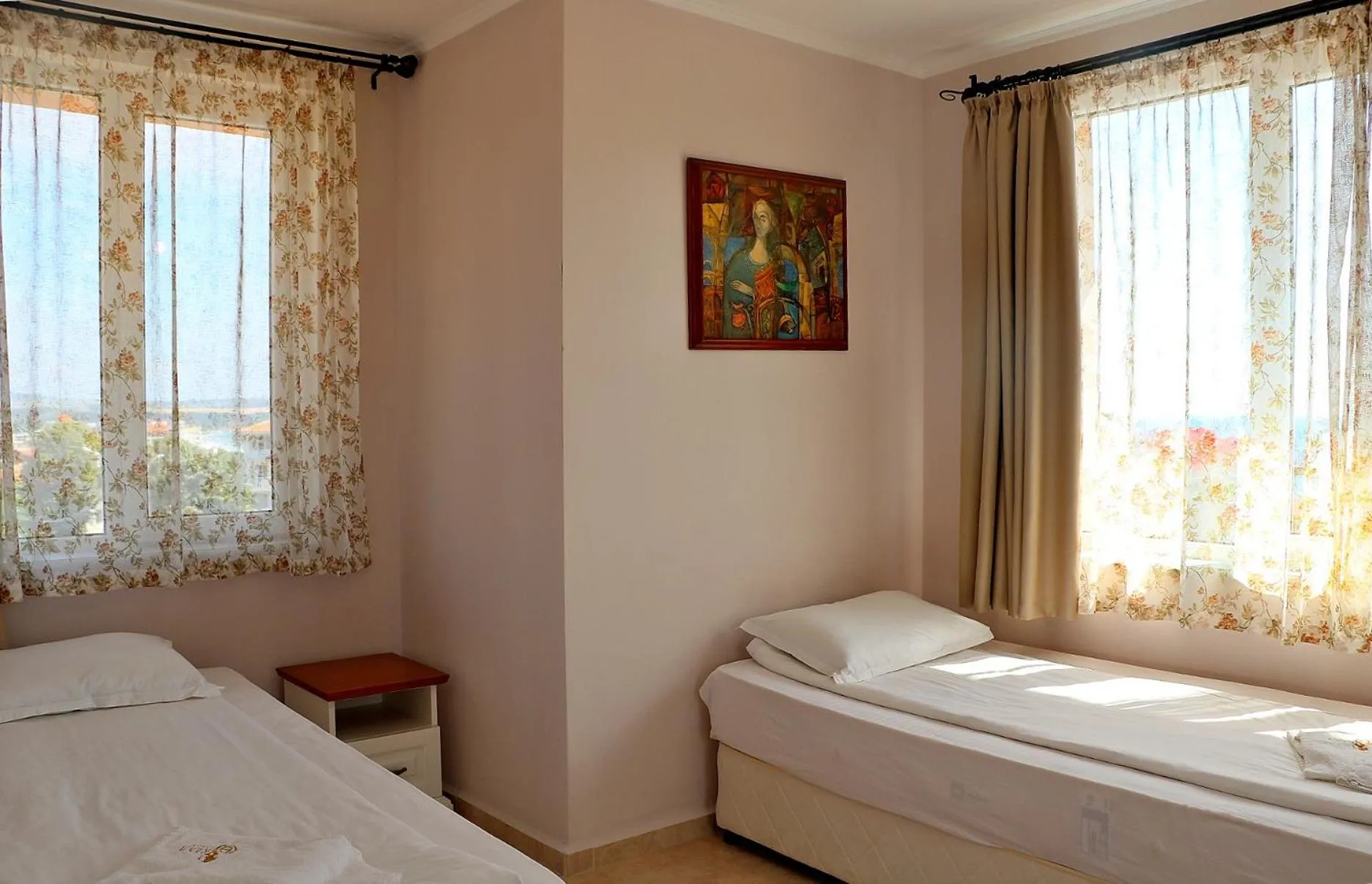 Bed in Sirena Palace Family Hotel