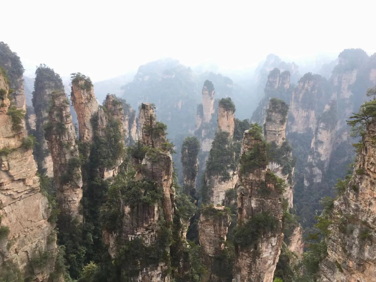 Natural landscape in Zhangjiajie Nanfang Yinan Hotel