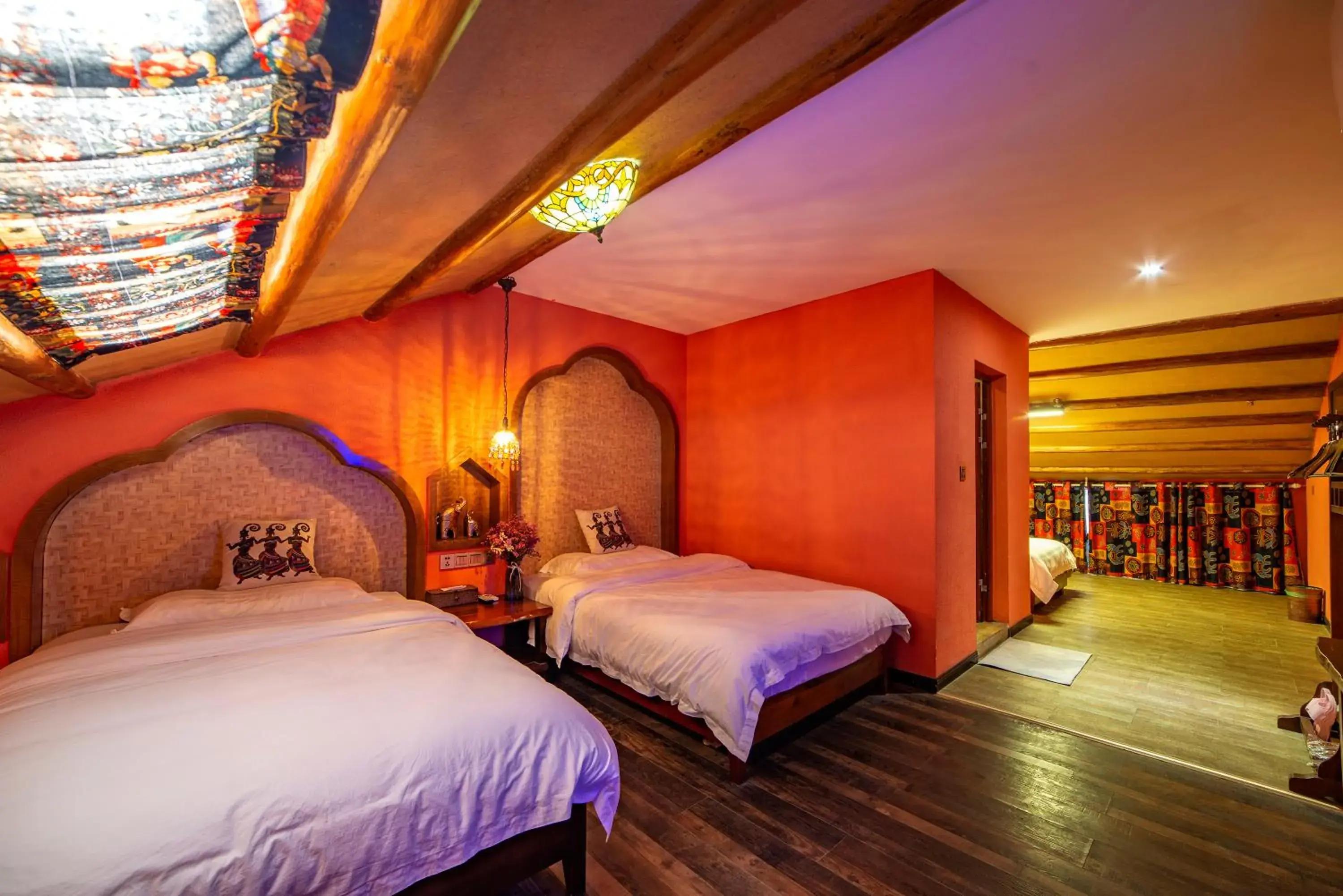 Triple Room in Zhangjiajie Highlights Guesthouse Triple Room in Zhangjiajie Highlights Guesthouse