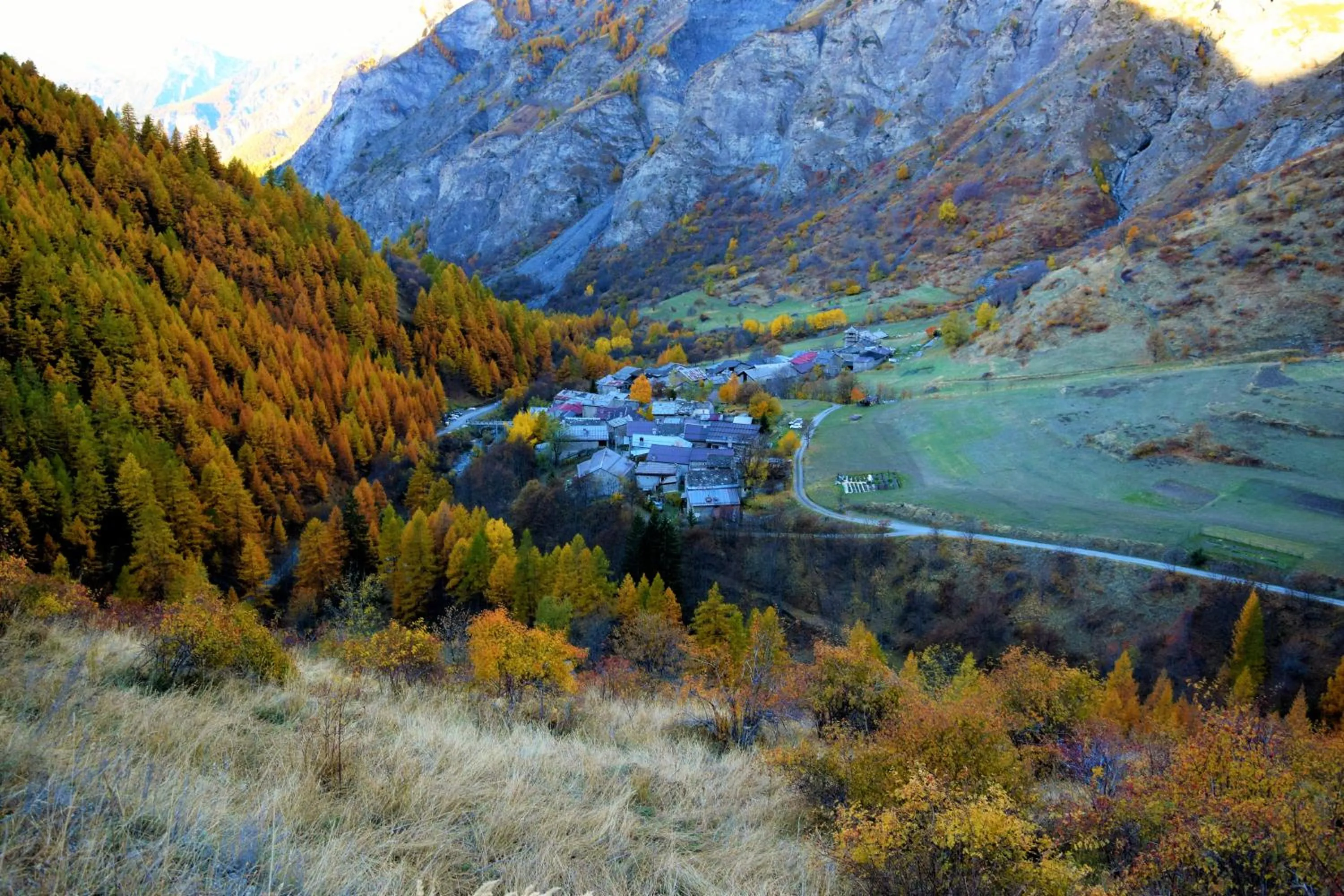 Natural landscape in Chalet Della Guida