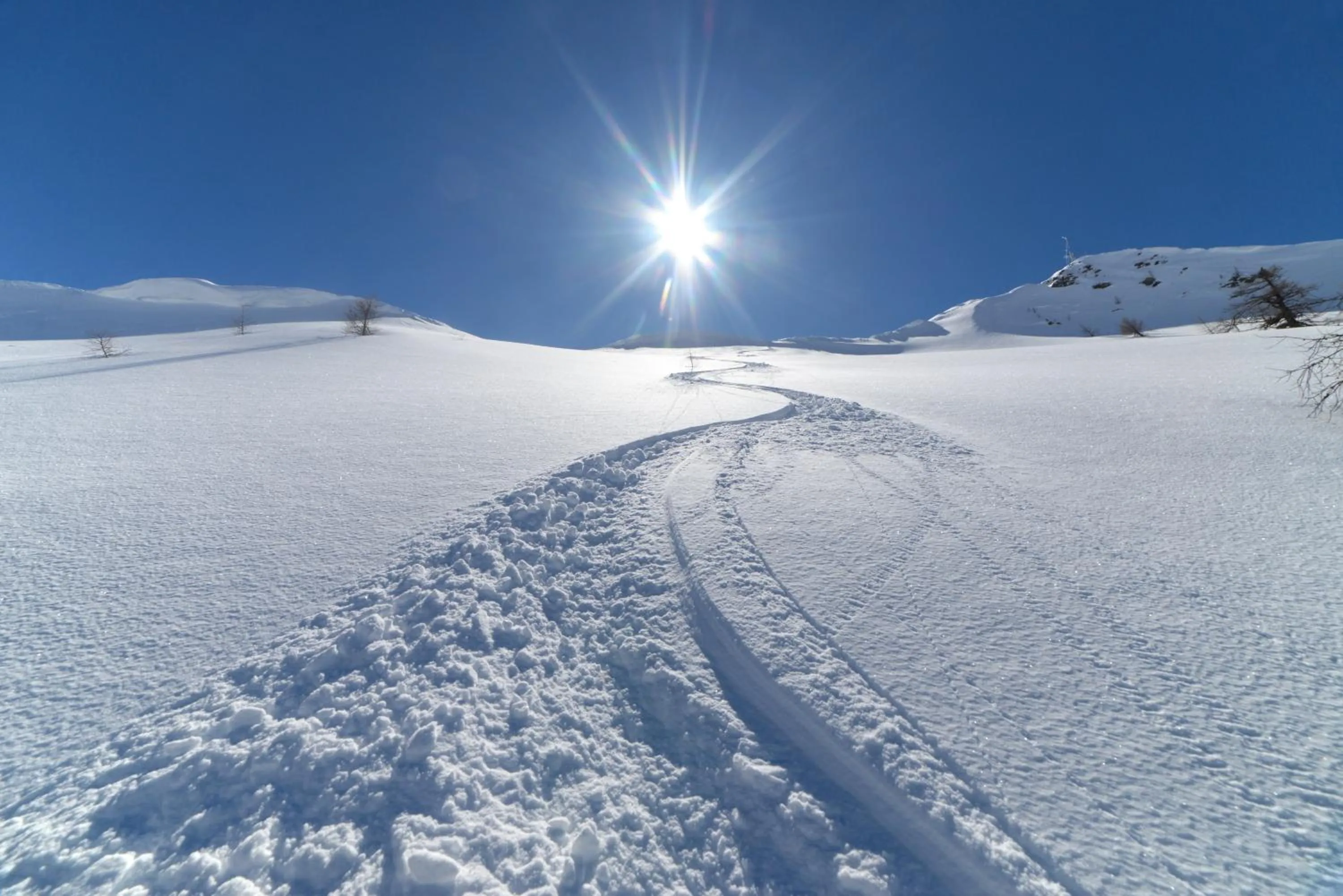 Natural landscape in Chalet Della Guida