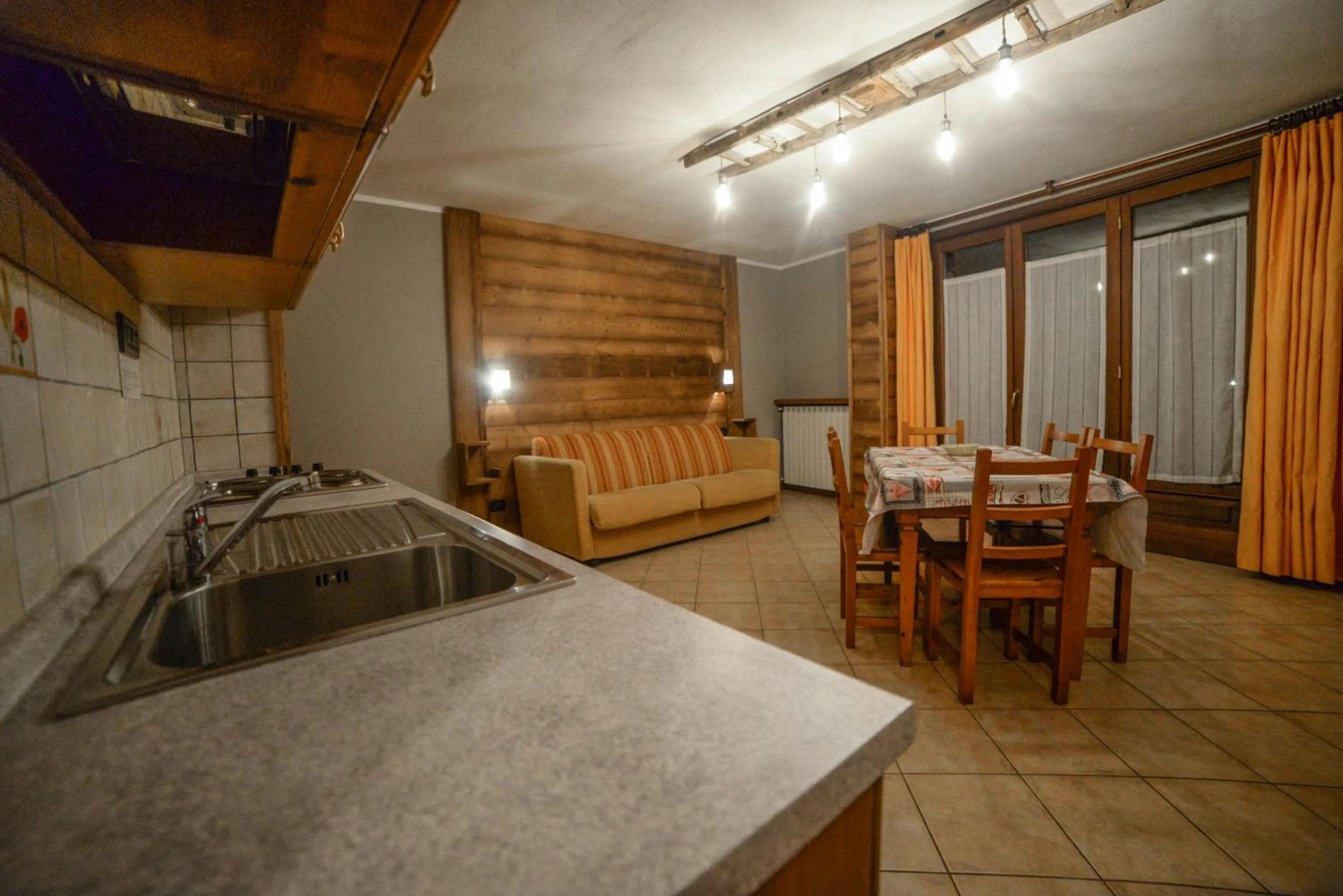 Living room in Chalet Della Guida