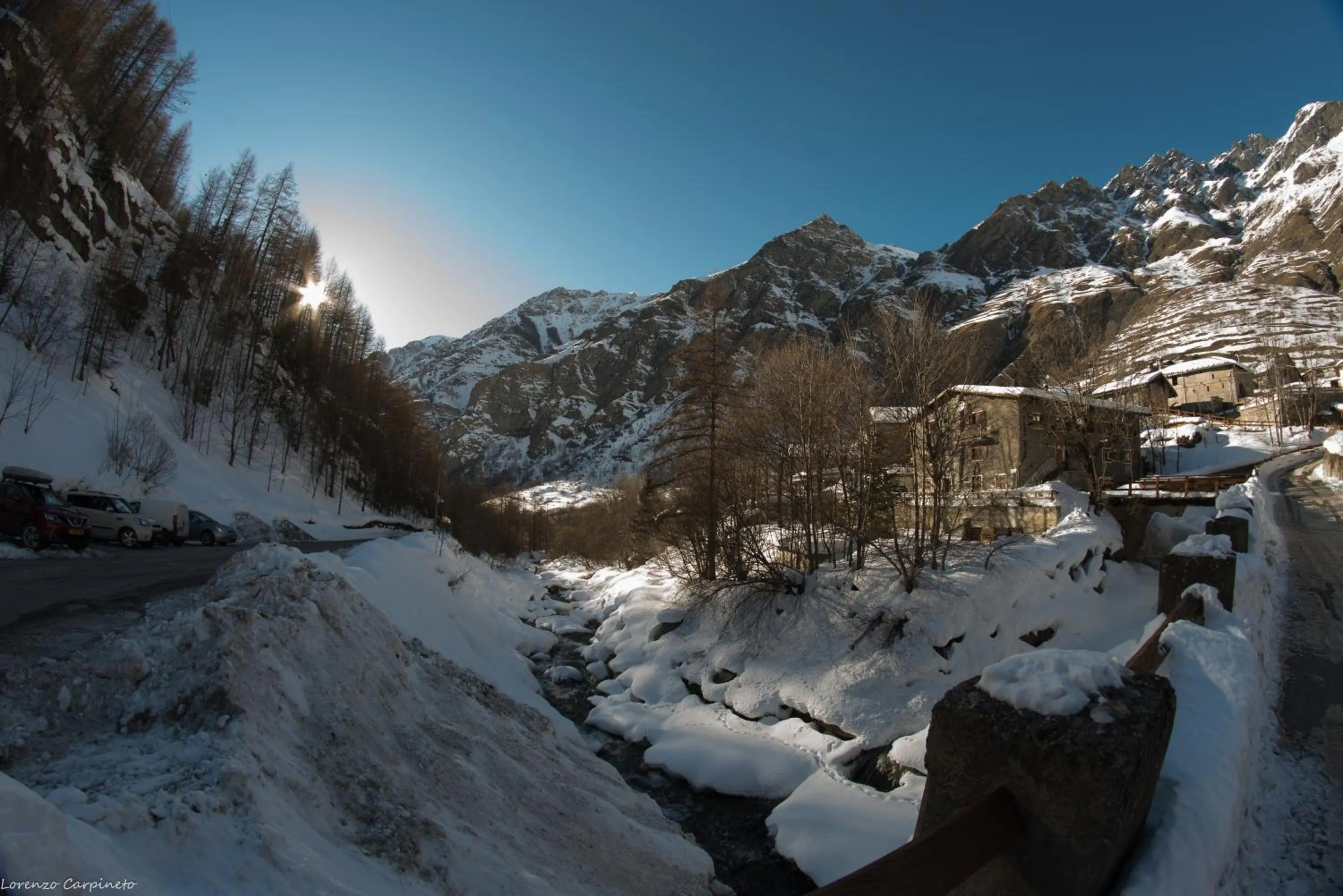 Natural landscape in Chalet Della Guida