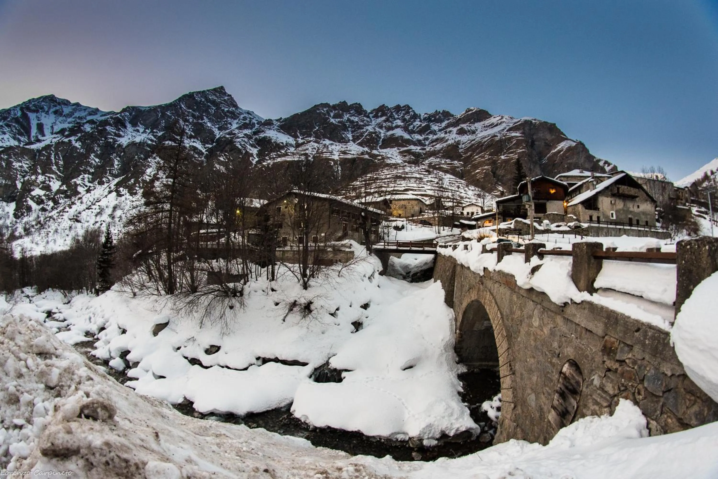 Natural landscape in Chalet Della Guida
