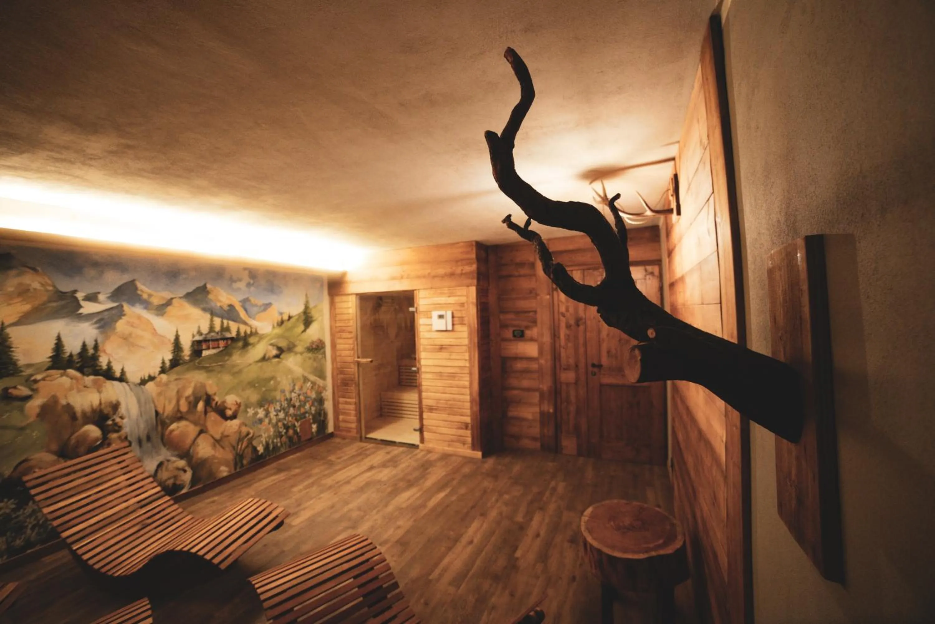 Sauna in Chalet Della Guida