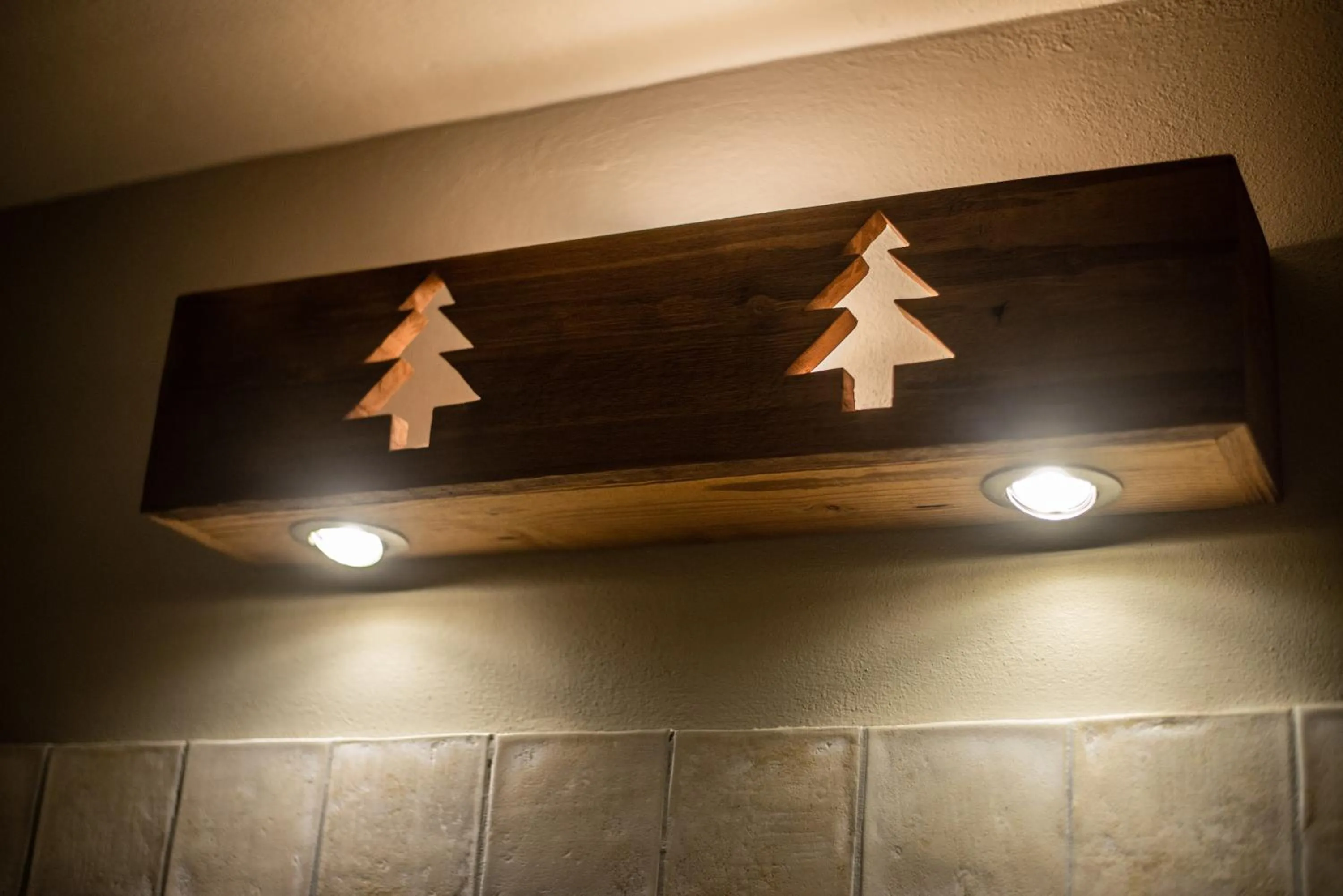 Decorative detail in Chalet Della Guida