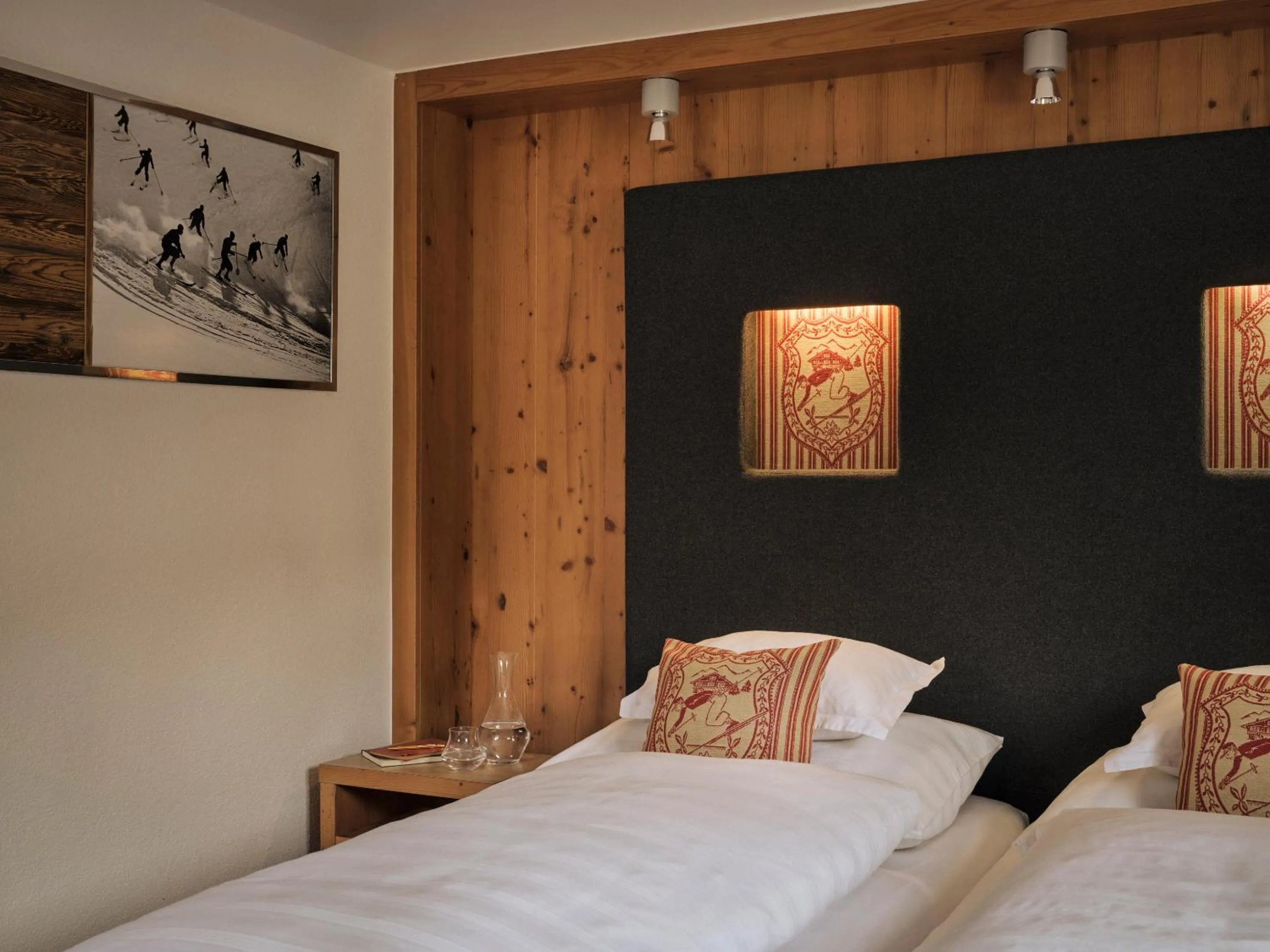 Bed in Hotel Sandhof