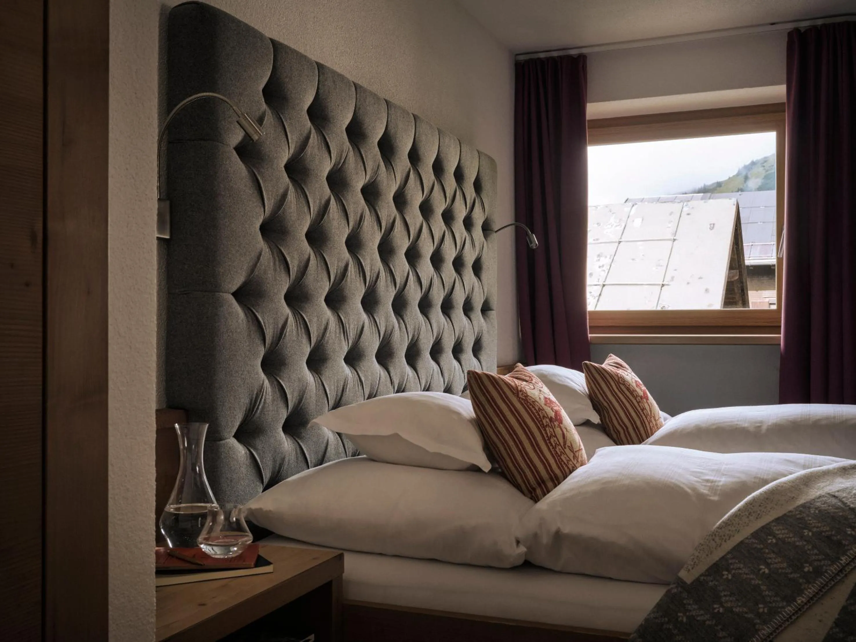 Bed in Hotel Sandhof