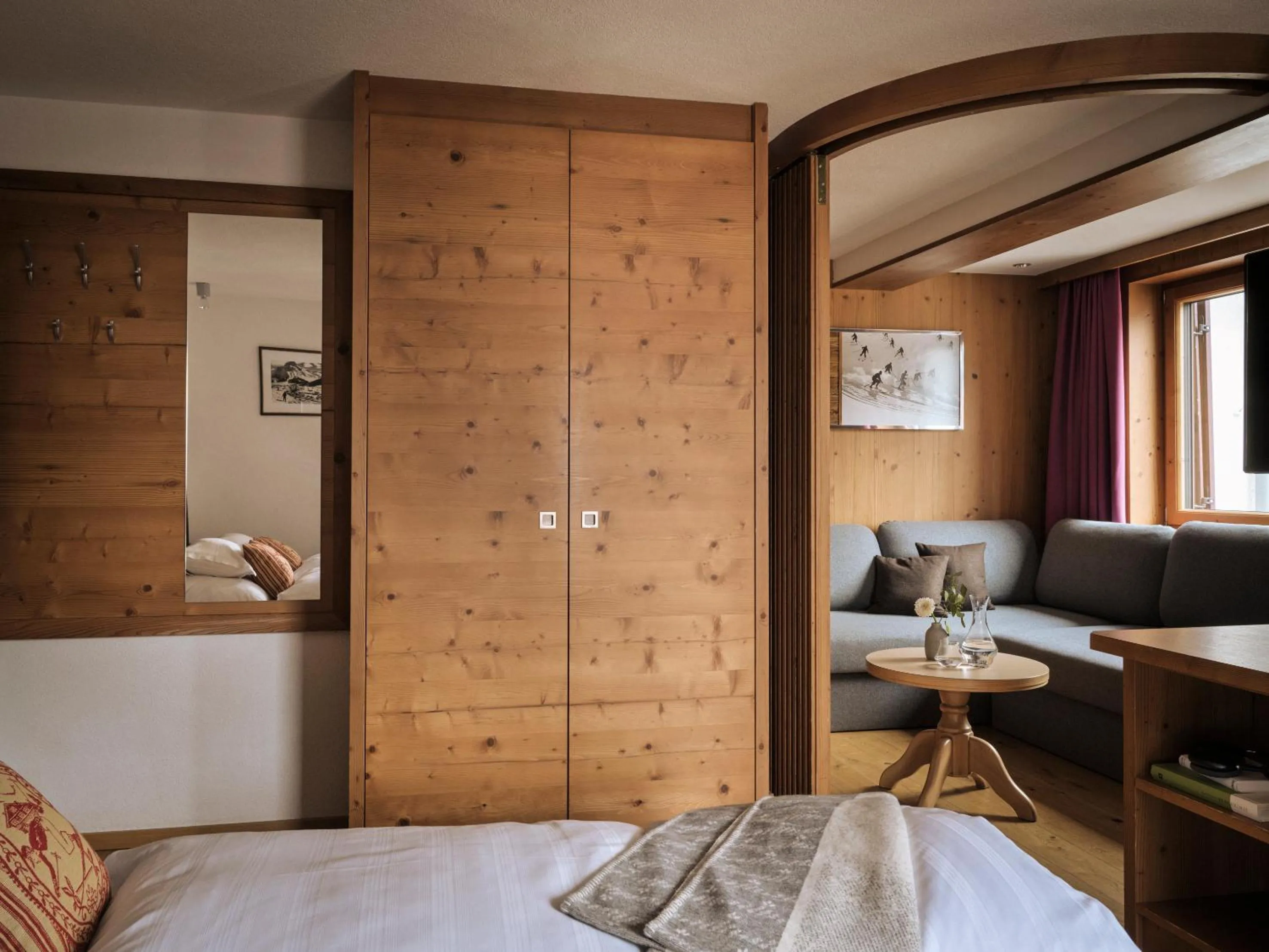 Bed in Hotel Sandhof