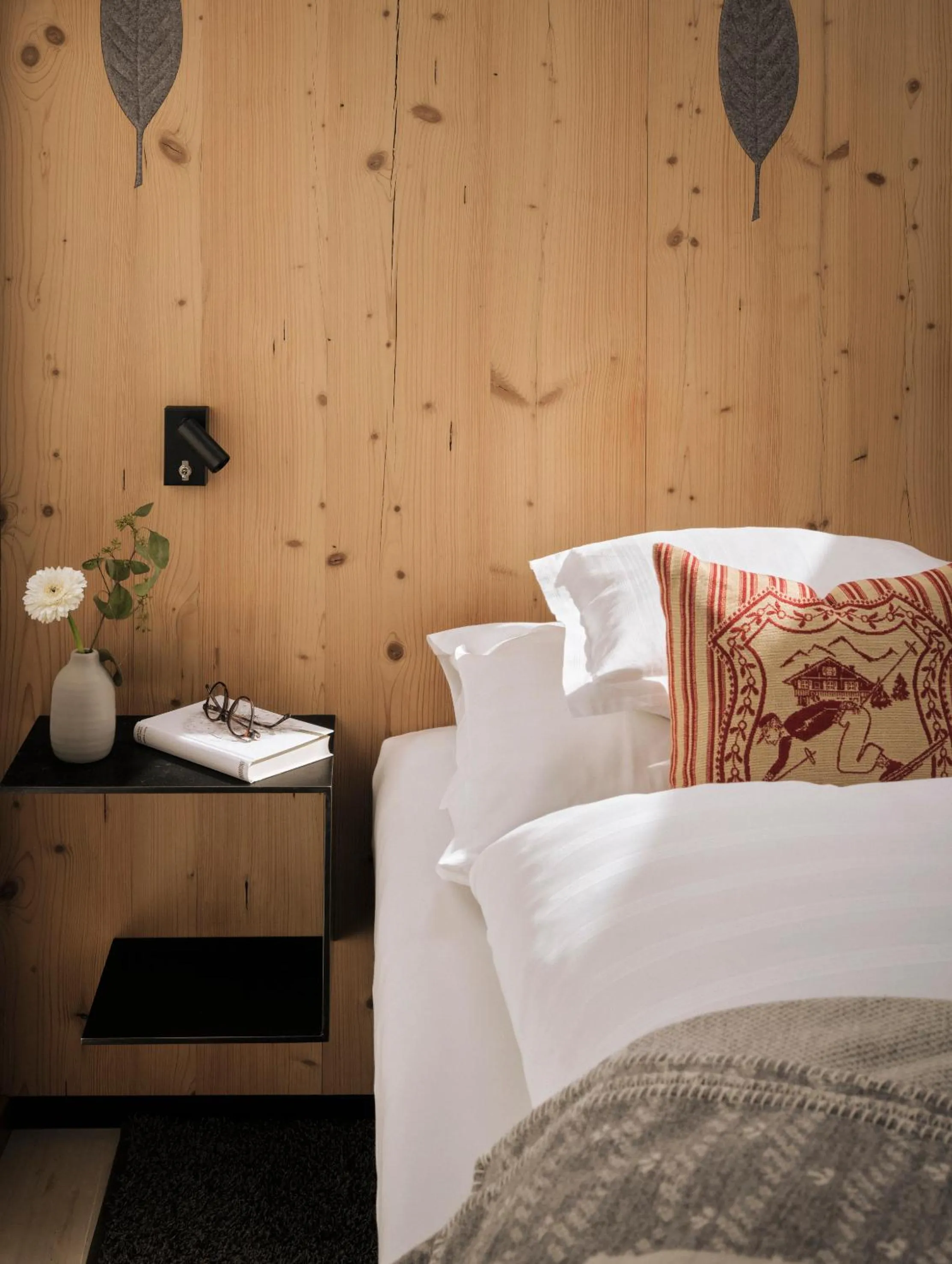 Bed in Hotel Sandhof