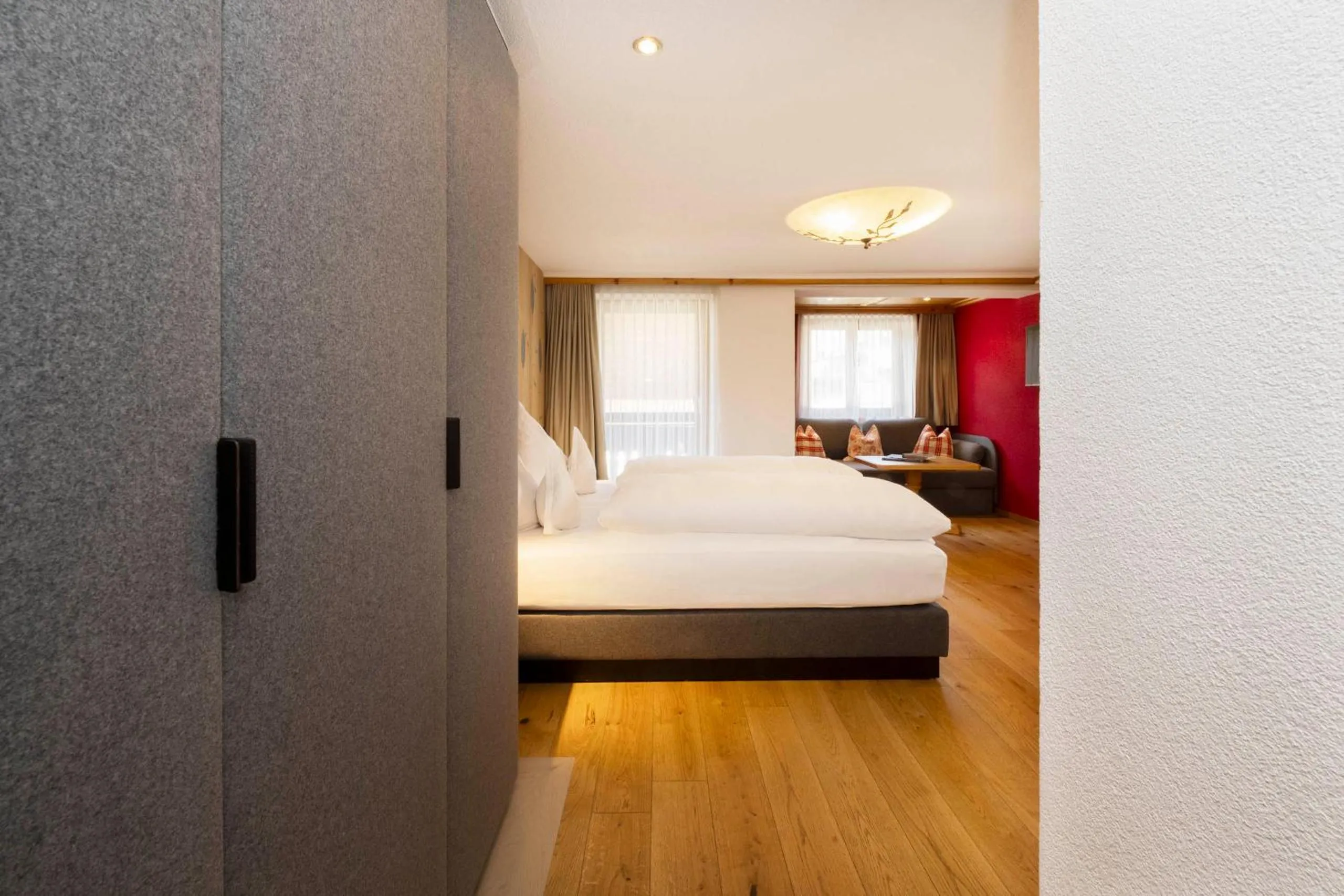 Photo of the whole room, Bed in Hotel Sandhof