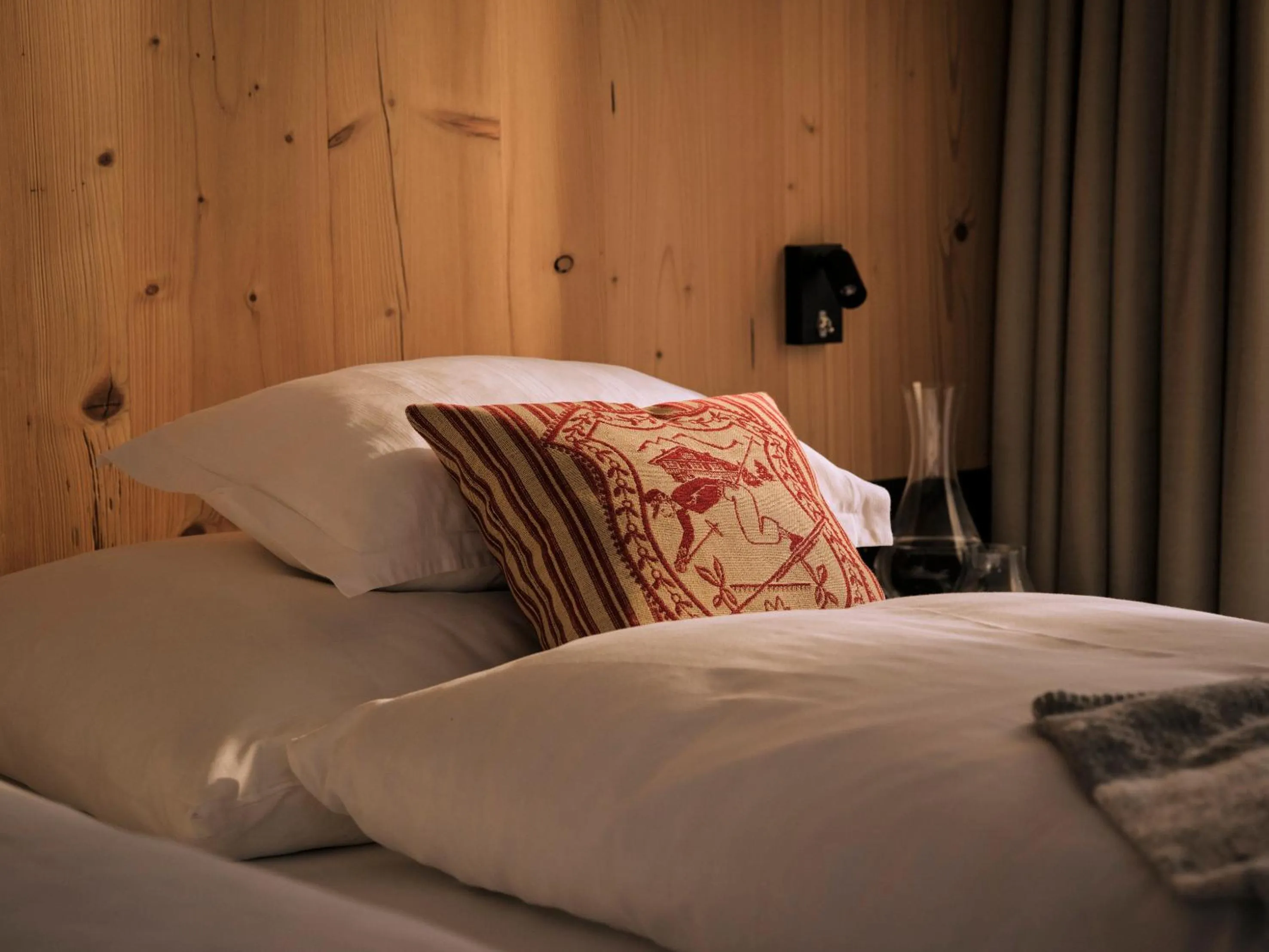 Bed in Hotel Sandhof